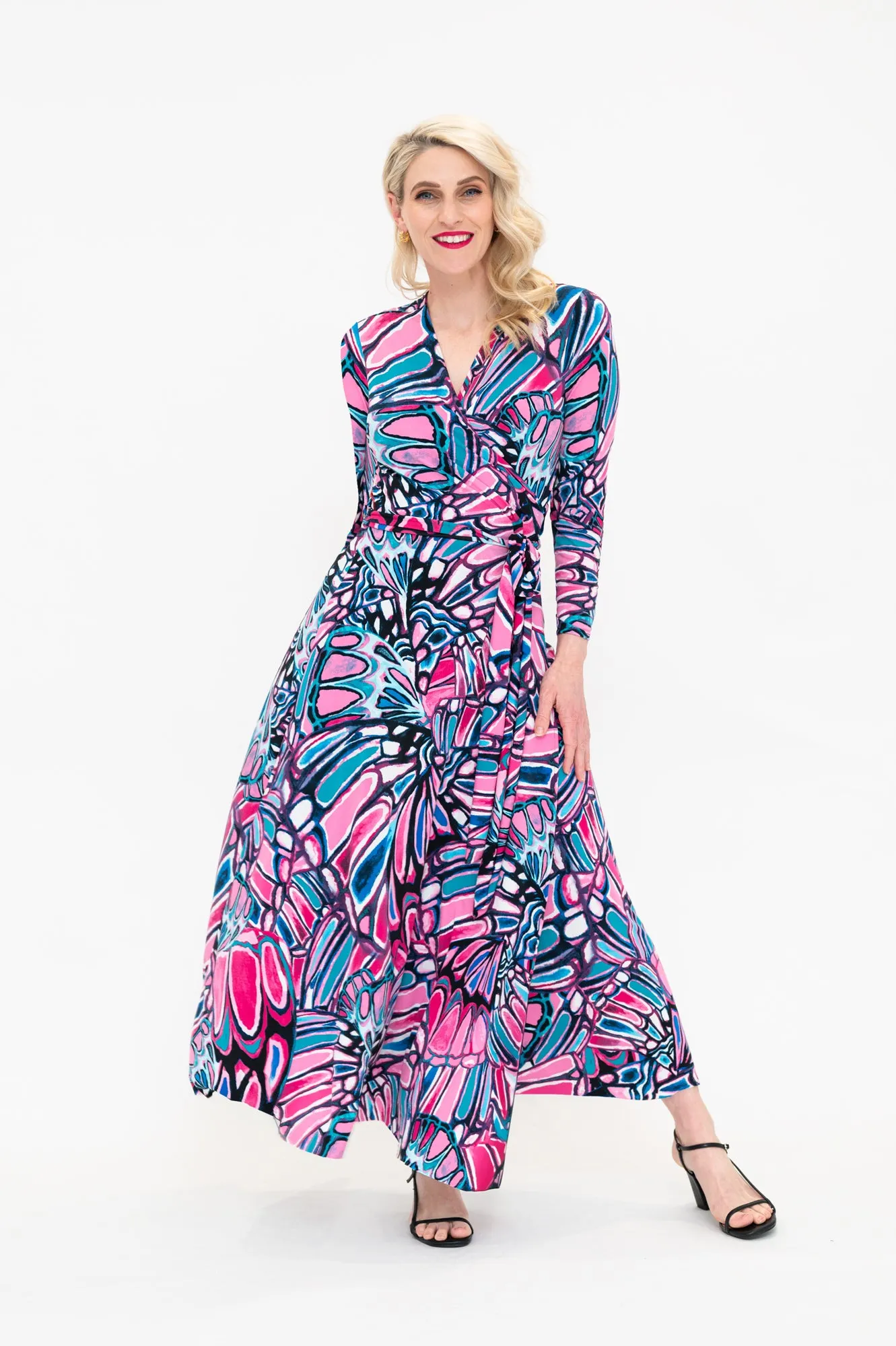 Serena Winter Sleeve - Wrap Dress