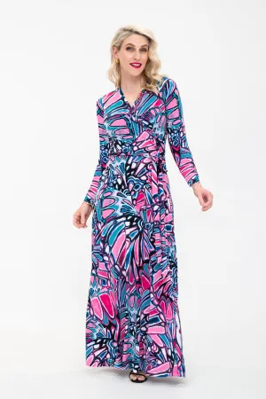 Serena Winter Sleeve - Wrap Dress