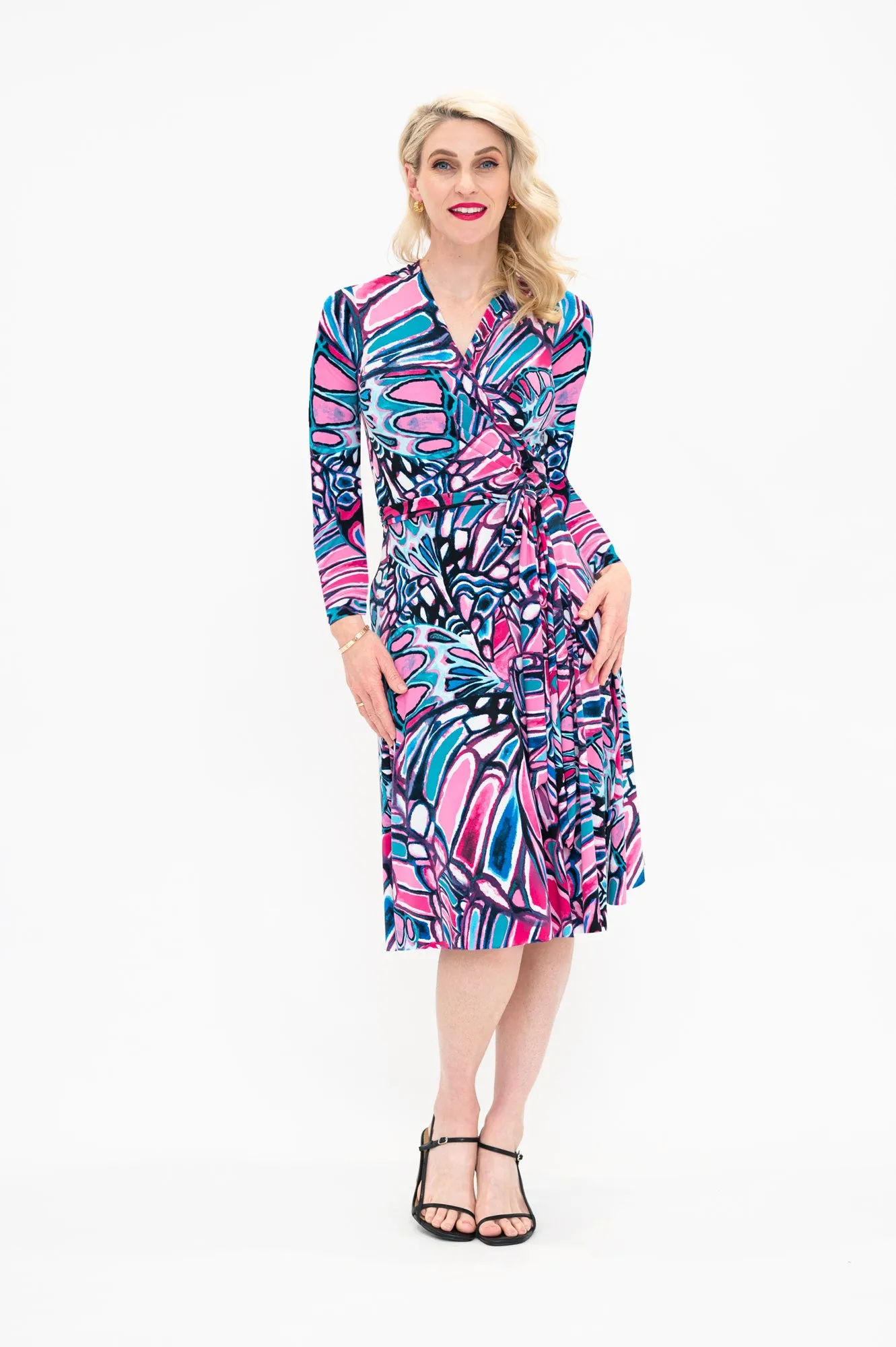 Serena Winter Sleeve - Wrap Dress