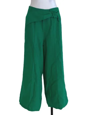 Shamrock Green Plain Formal Pants