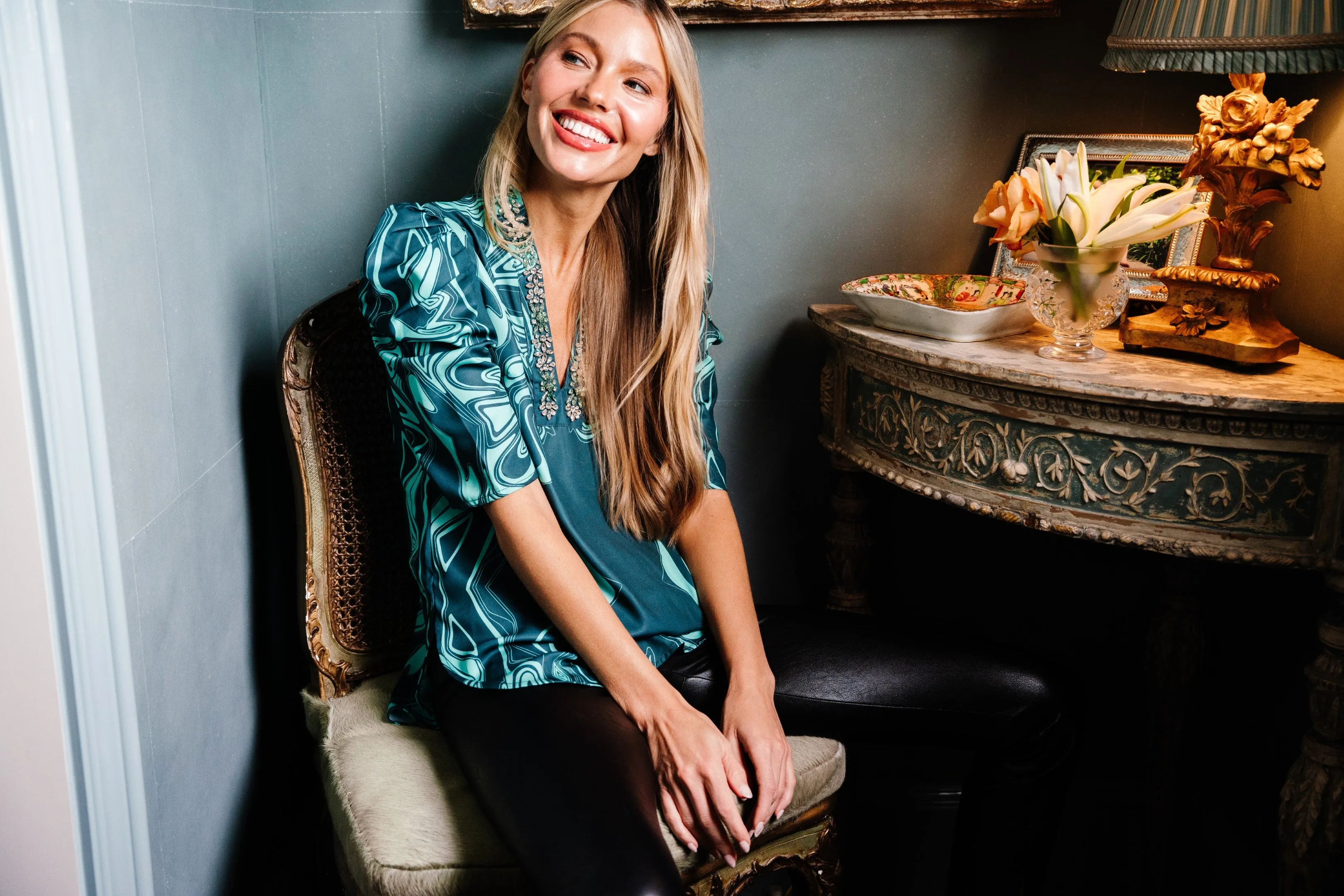 Sheridan French Natalie Blouse