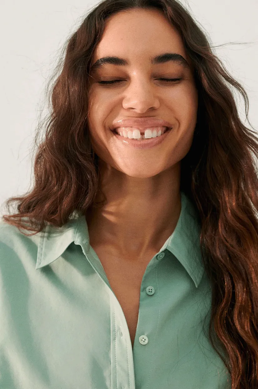 Silk Laundry Cotton Silk Cropped LS Shirt - Lichen