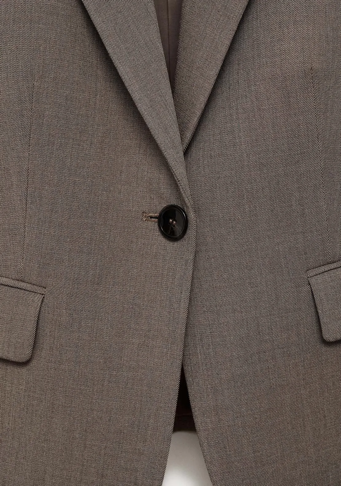 Single breasted blazer - Brown