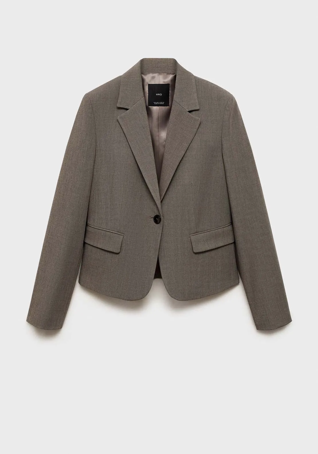 Single breasted blazer - Brown