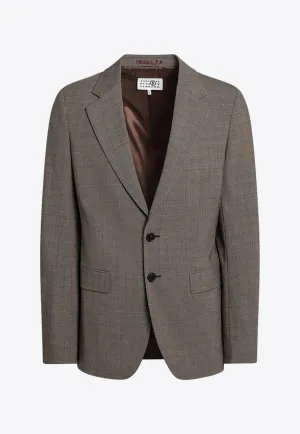 Single-Breasted Buttoned Blazer