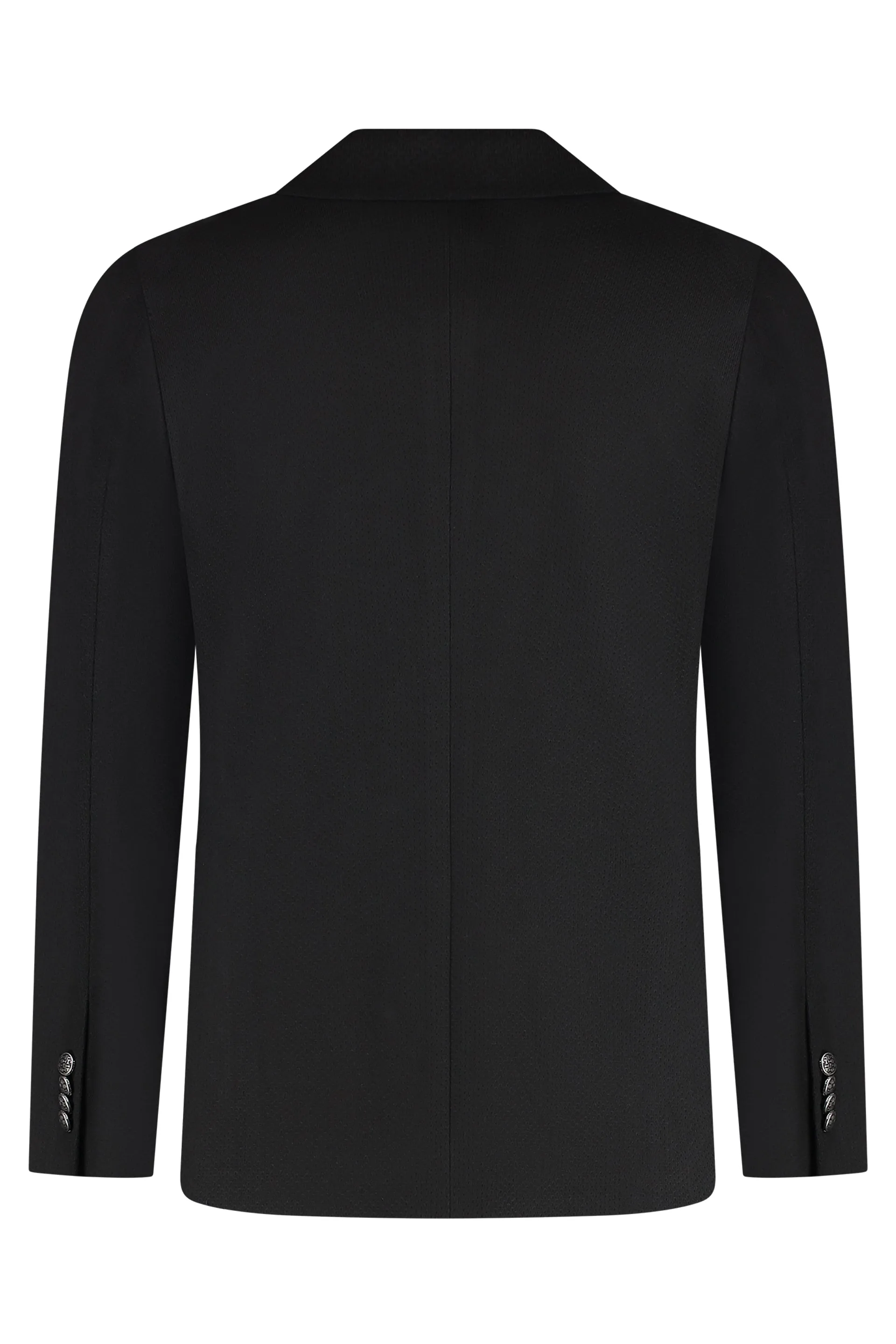 Single-breasted cotton blazer