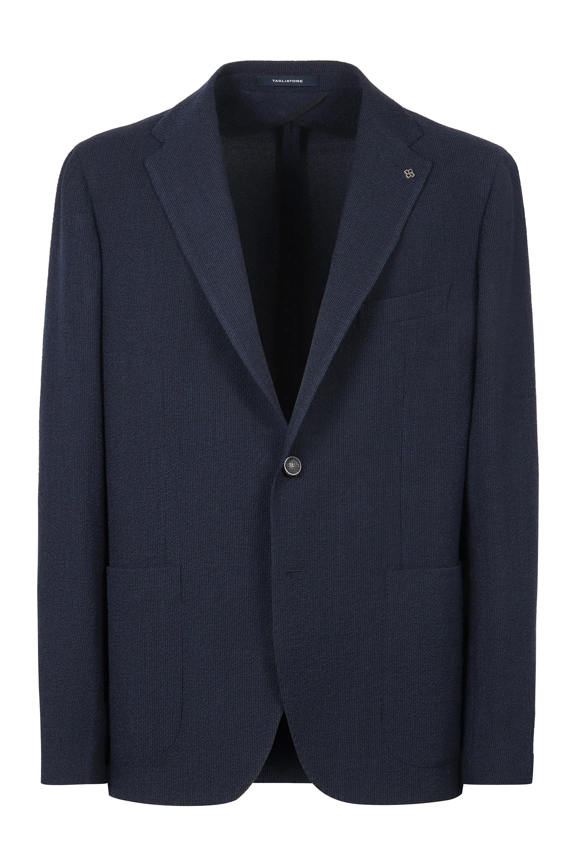 Single-breasted one button jacket