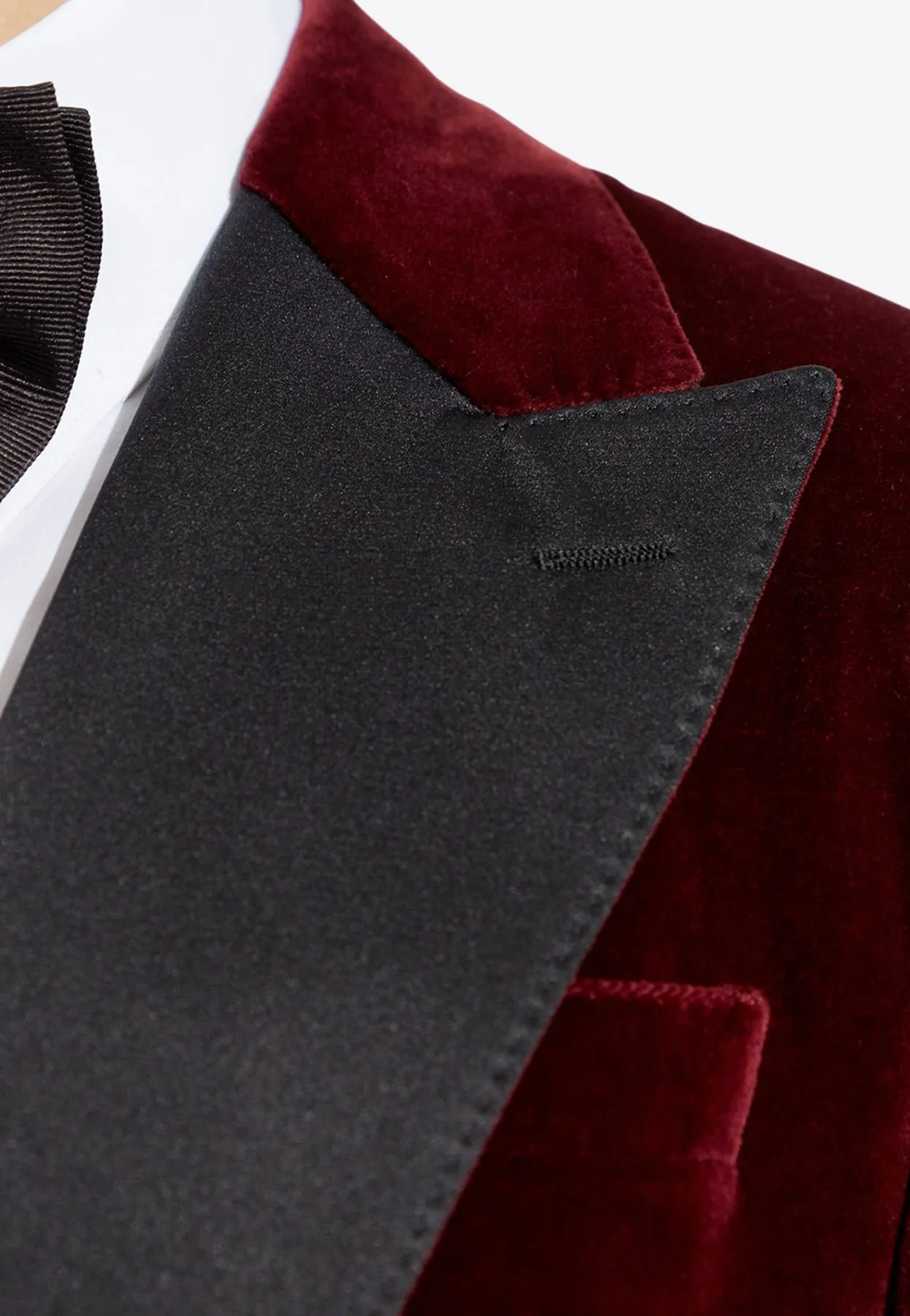 Single-Breasted Tuxedo Velvet Jacket