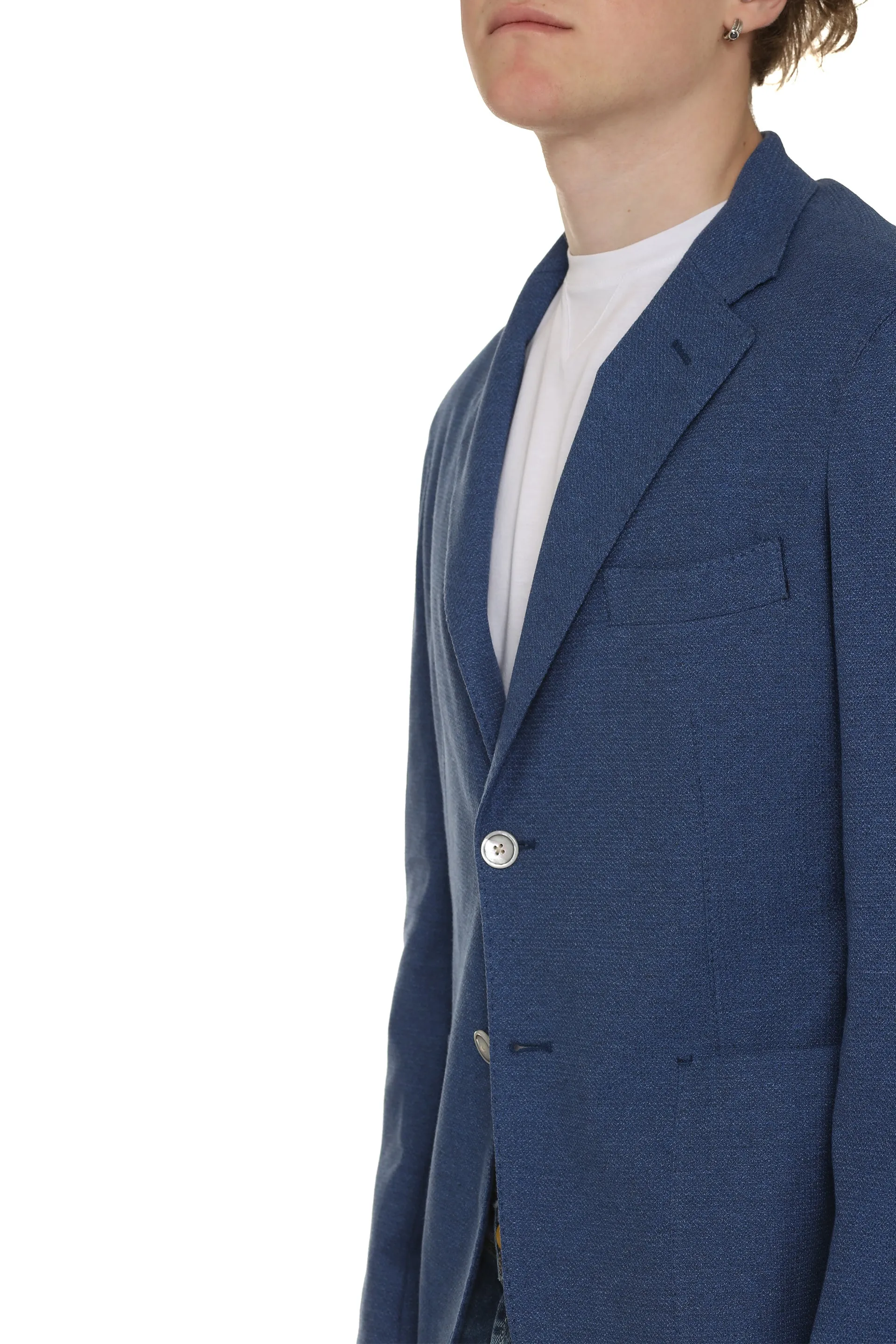 Single-breasted two-button blazer