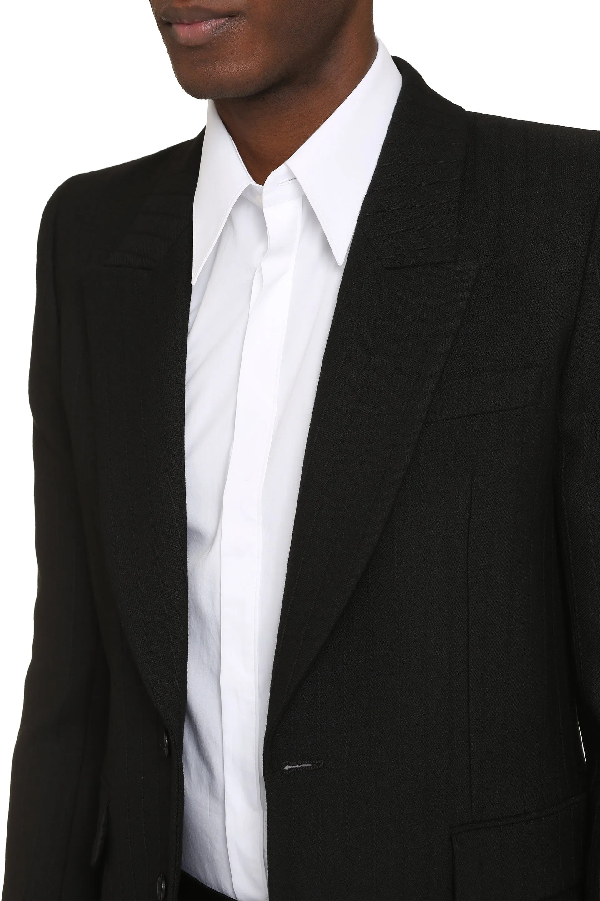 Single-breasted two-button blazer