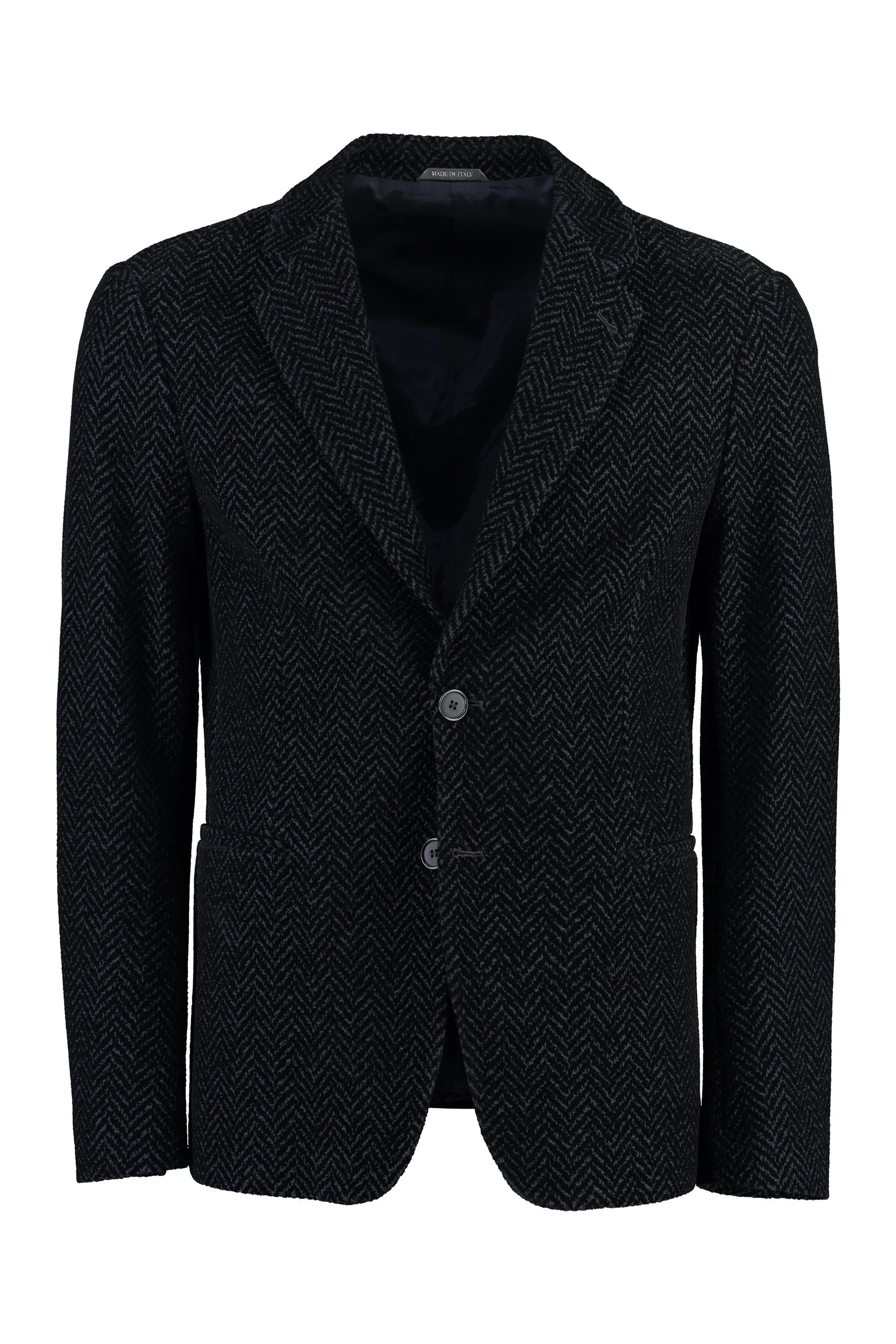 Single-breasted two-button blazer