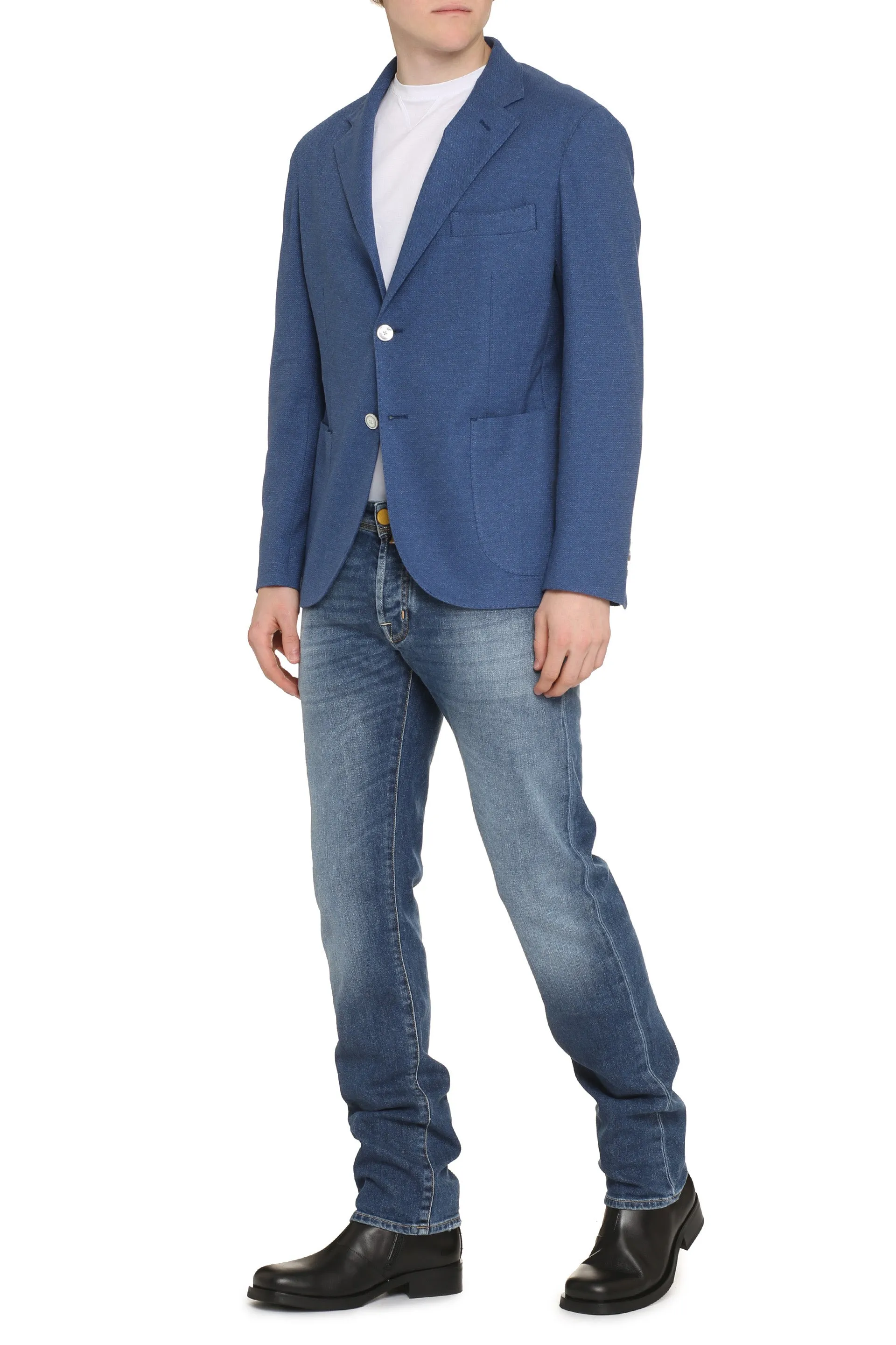 Single-breasted two-button blazer
