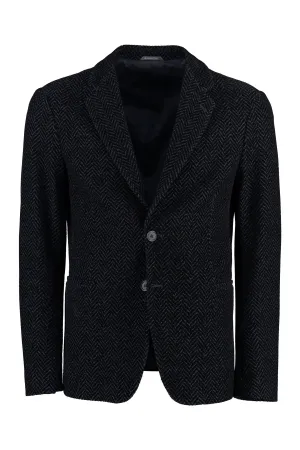 Single-breasted two-button blazer