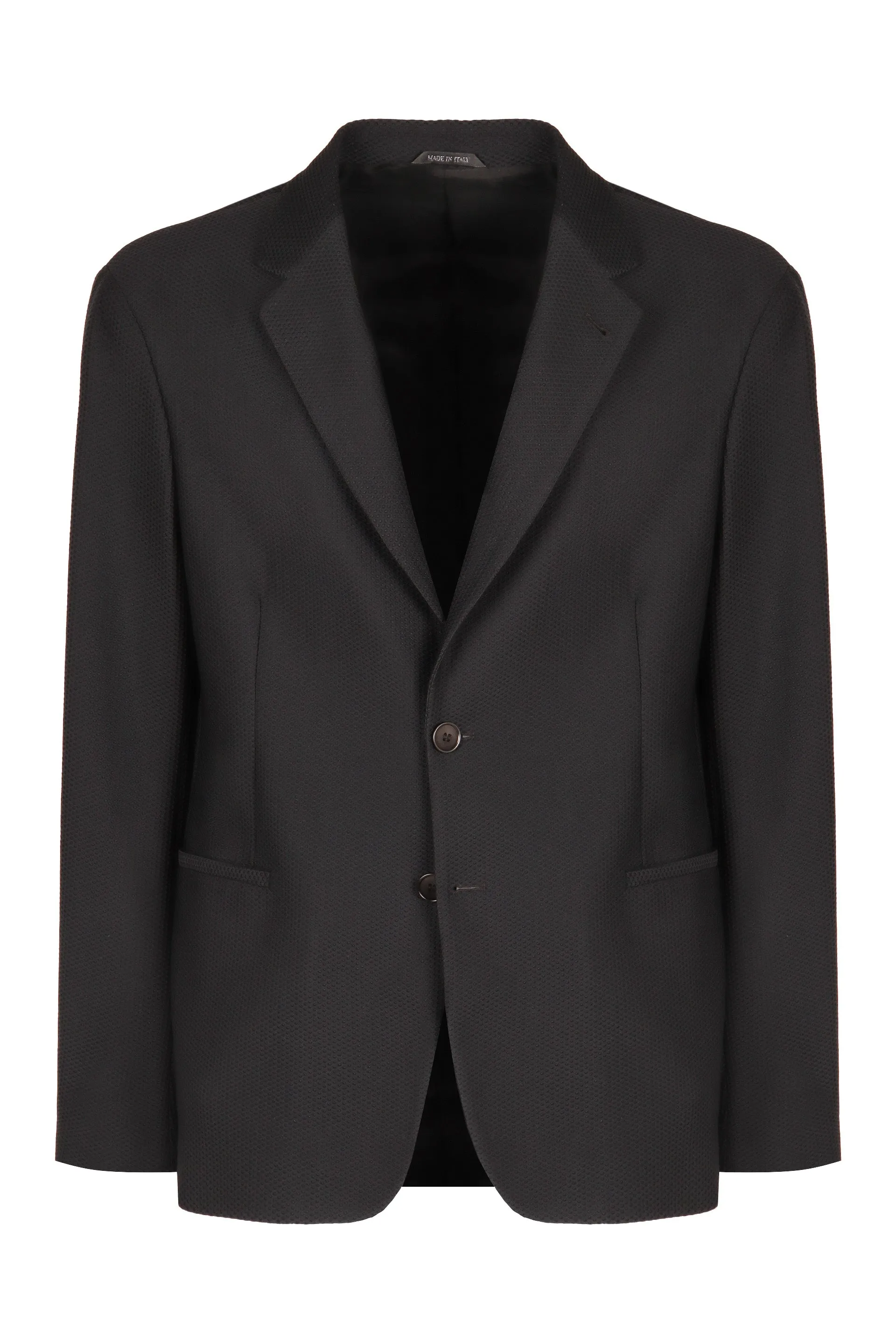 Single-breasted two-button blazer