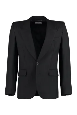 Single-breasted two-button blazer