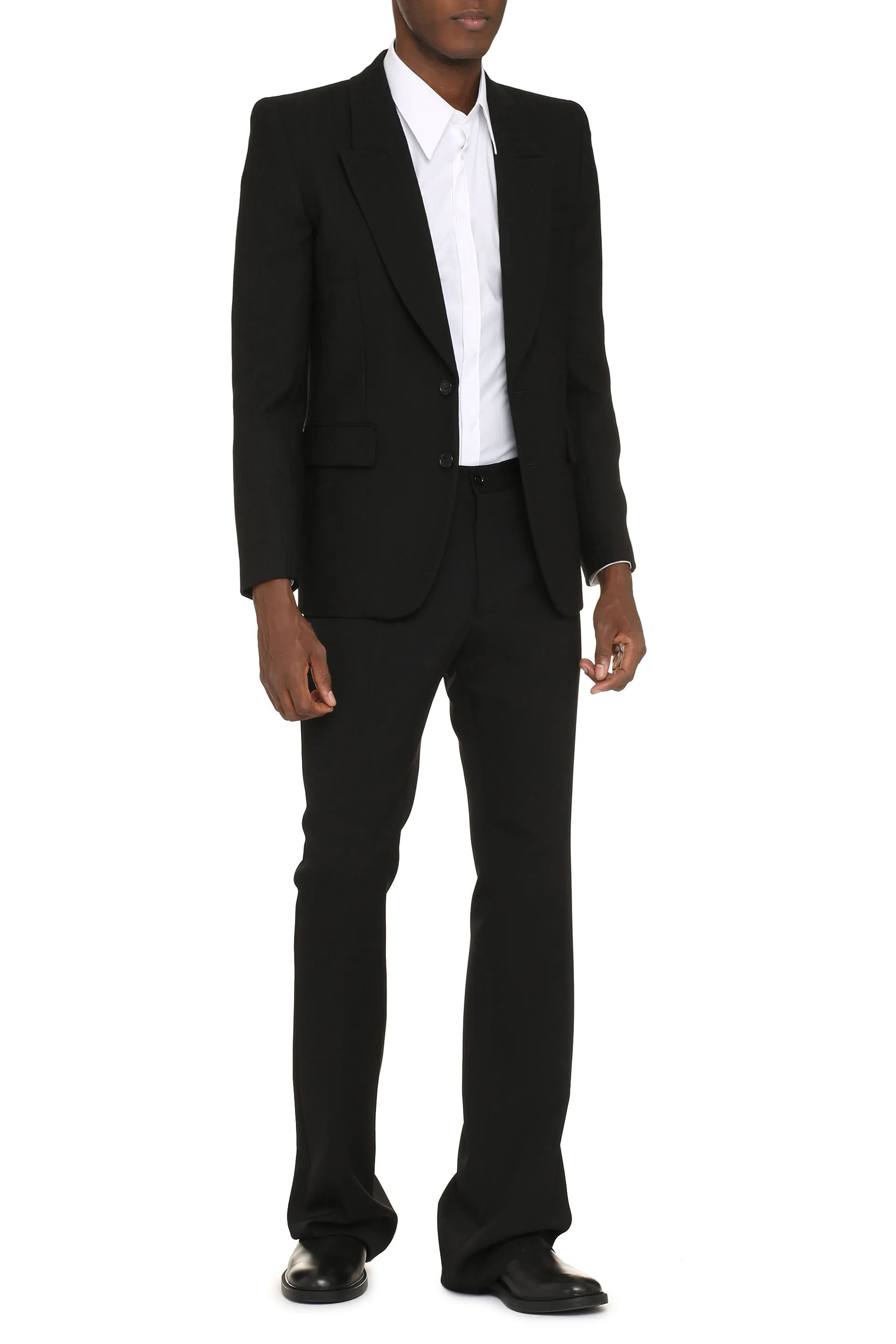 Single-breasted two-button blazer