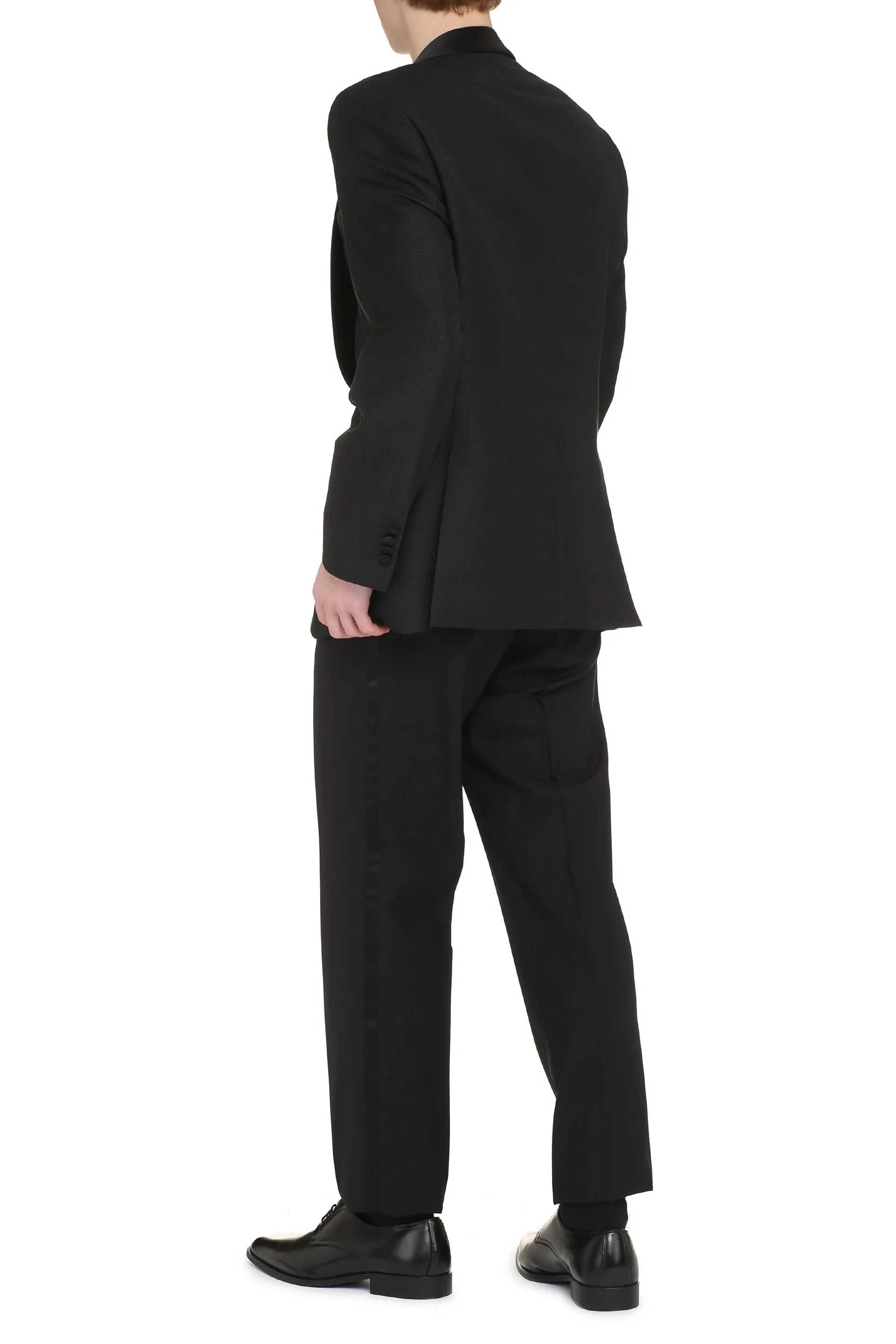 Single-breasted virgin wool jacket