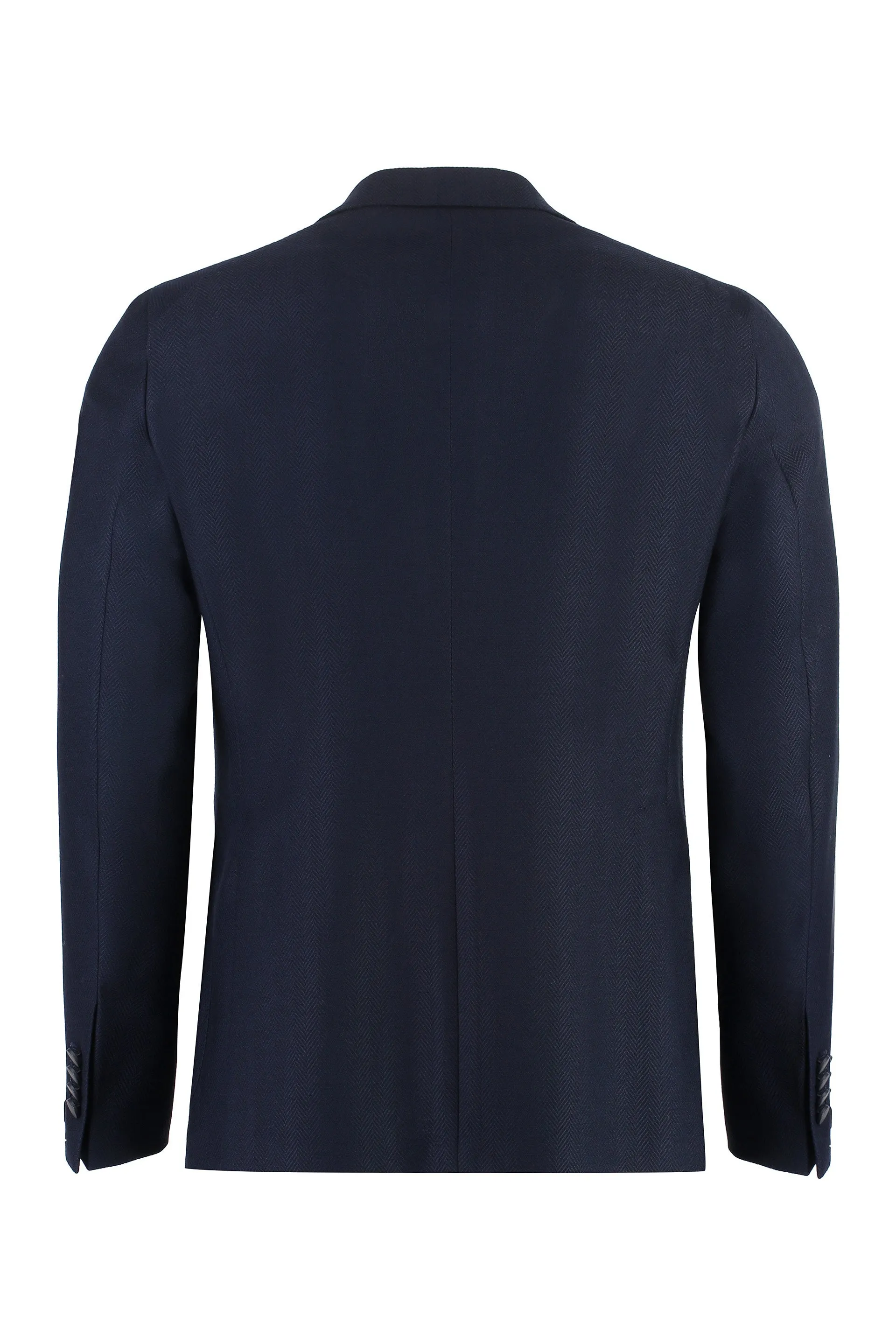 Single-breasted virgin wool jacket