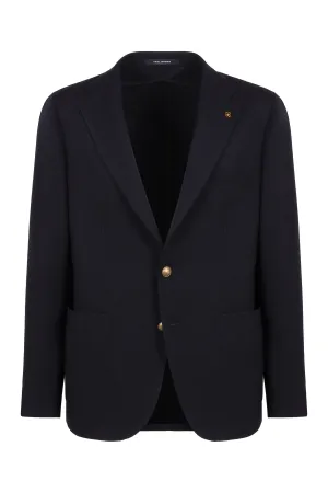 Single-breasted virgin wool jacket