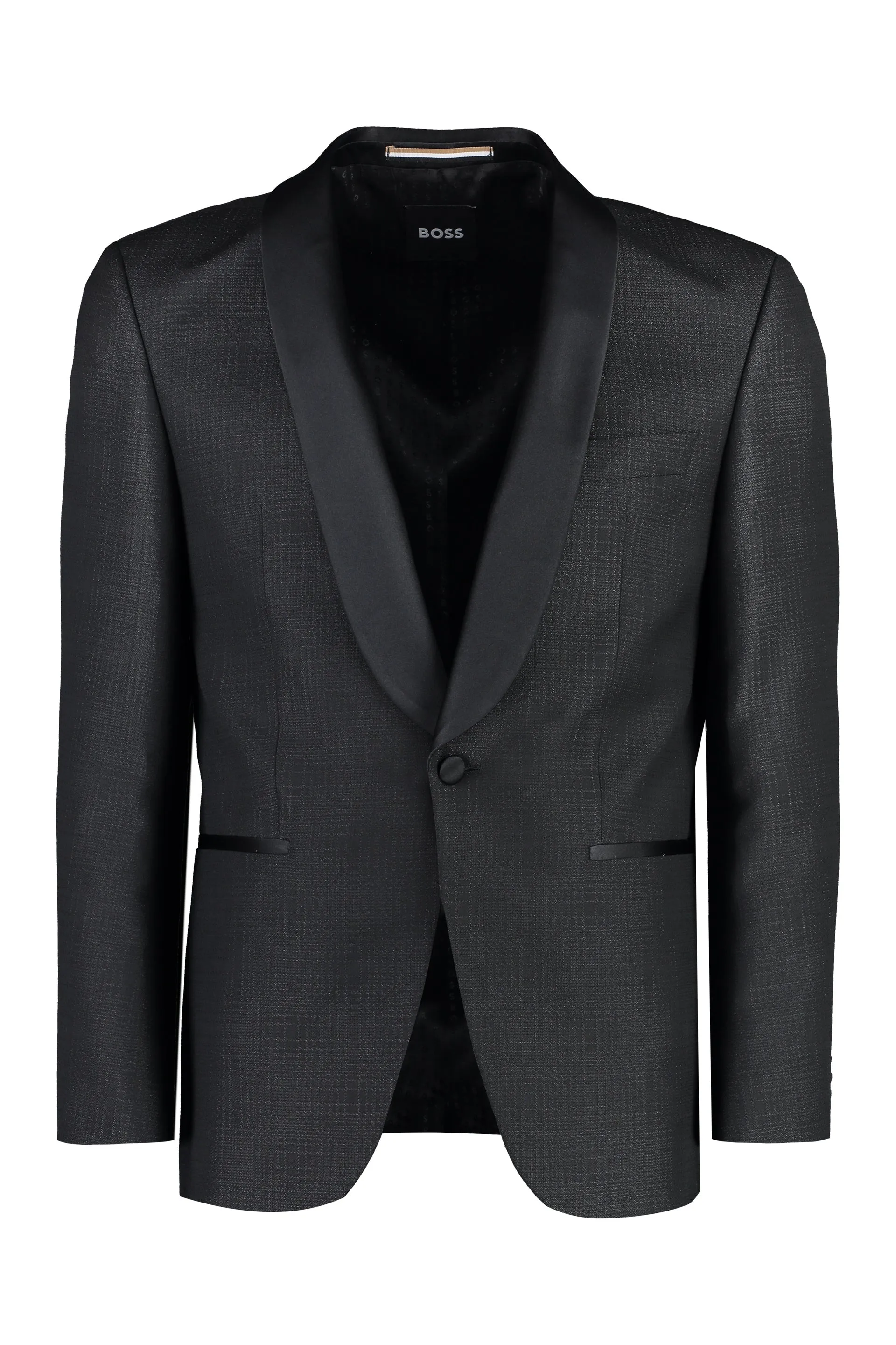 Single-breasted virgin wool jacket