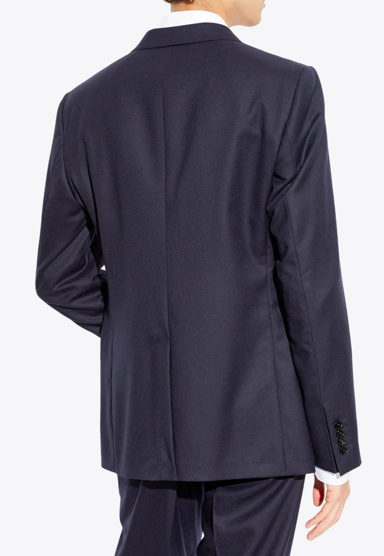 Single-Breasted Wool Blazer
