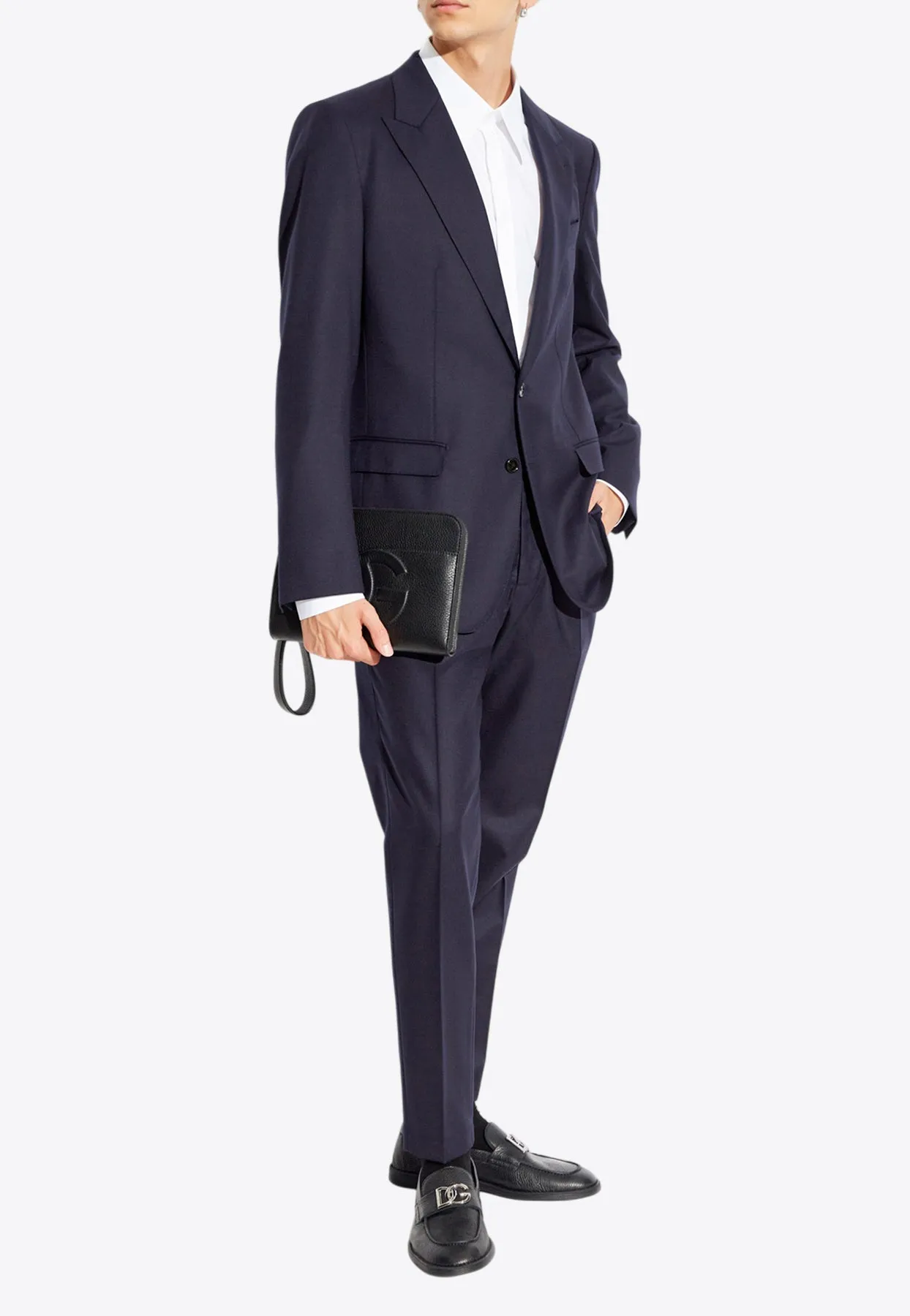 Single-Breasted Wool Blazer