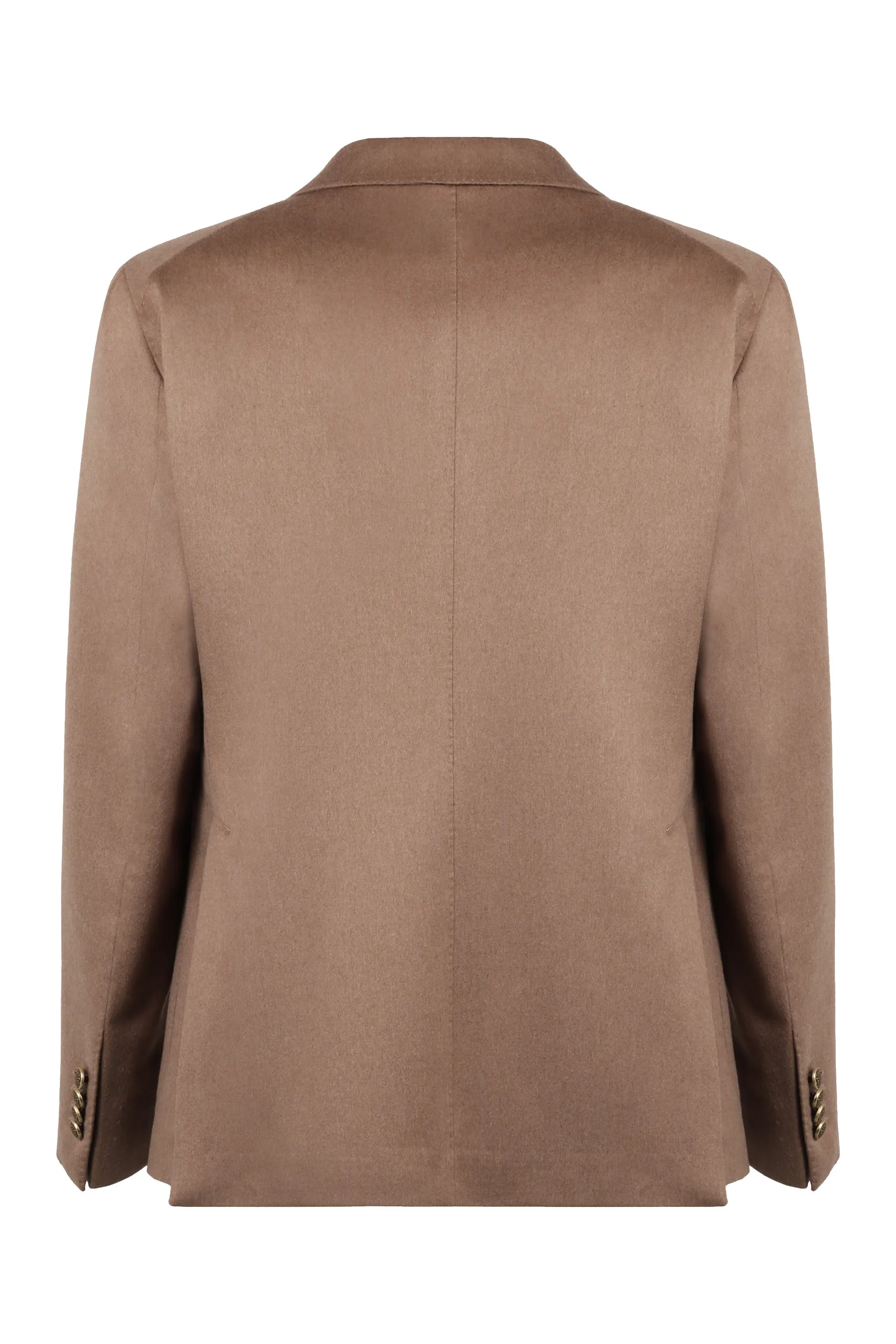 Single-breasted wool jacket