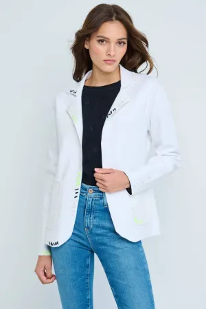 Sitchin' Blazer - White