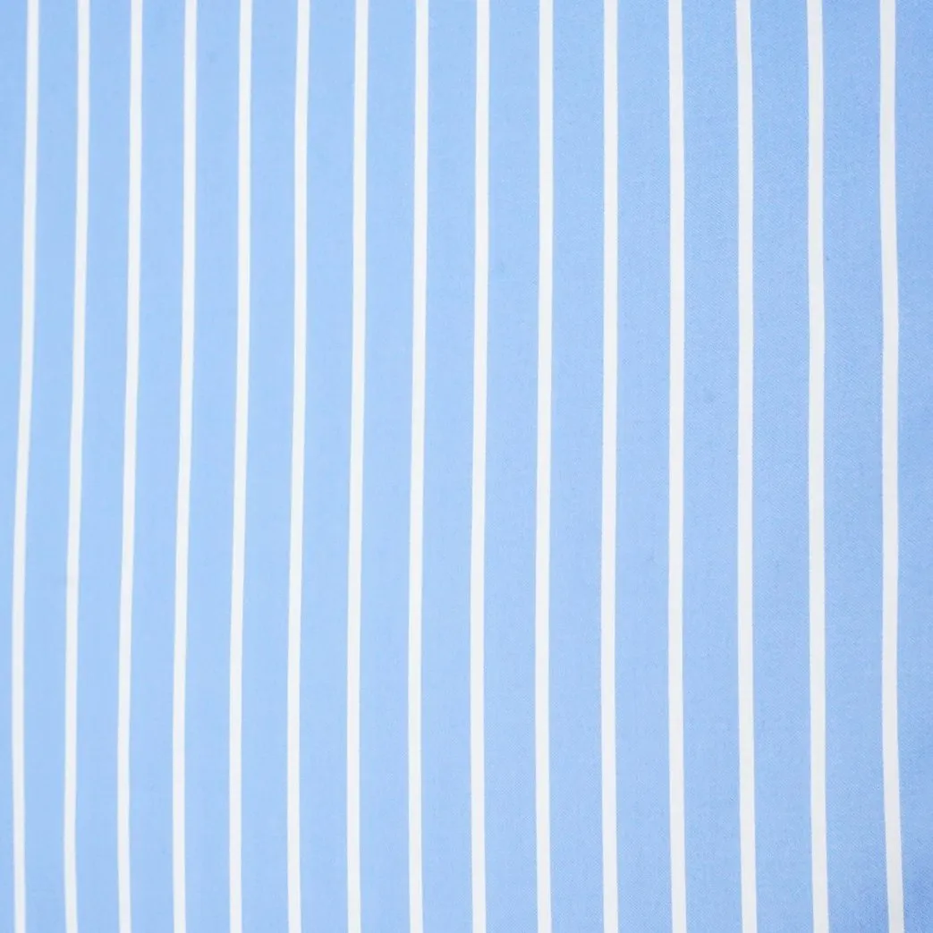 Sky Blu Chalk Stripe Dress Shirt @ The Vault