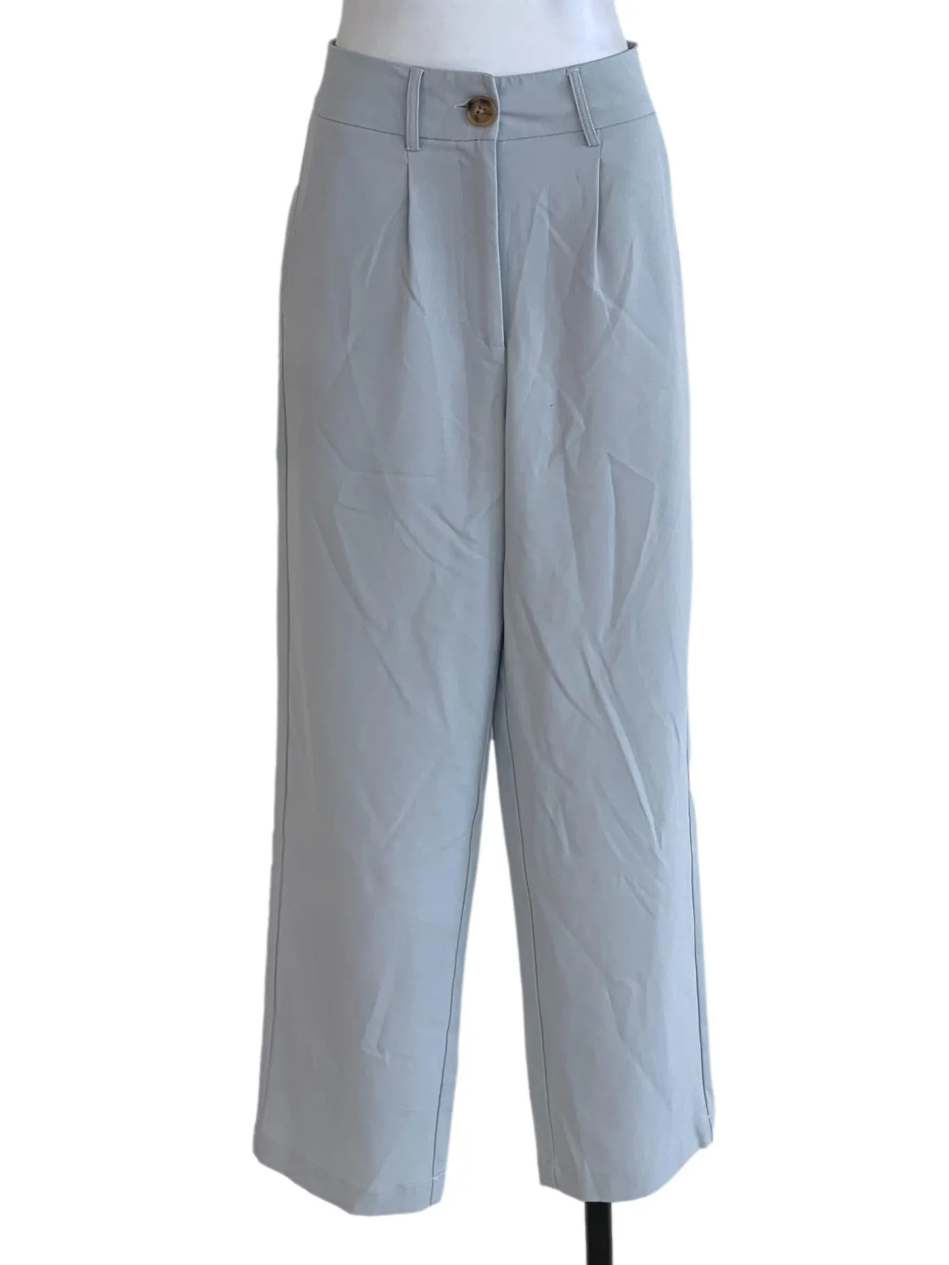 Sky Blue Plain Formal Pants