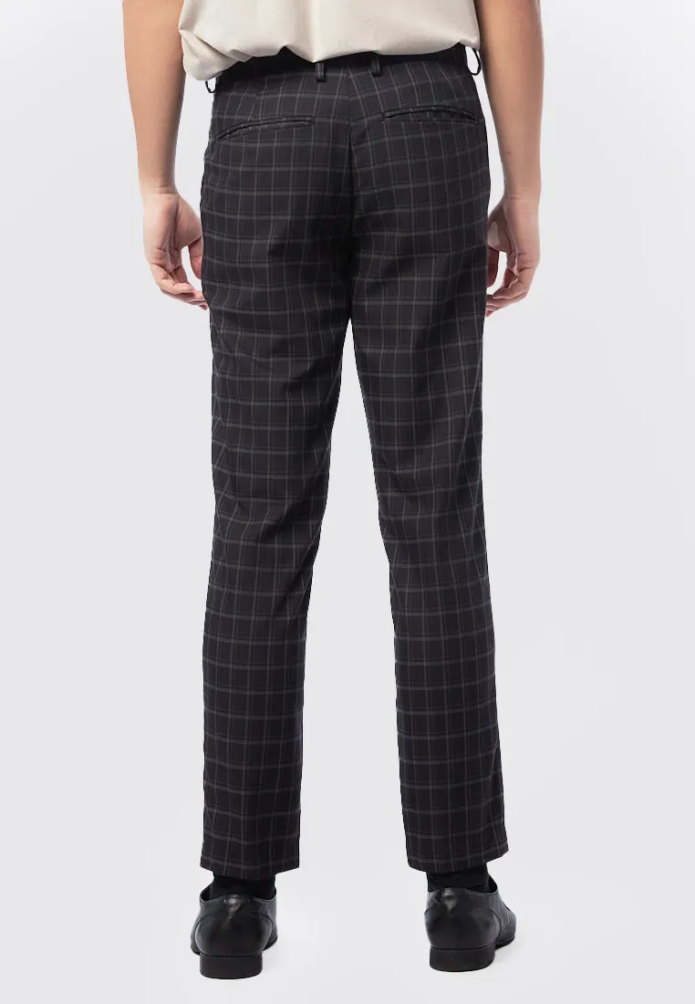 Slim Fit Checks Pants