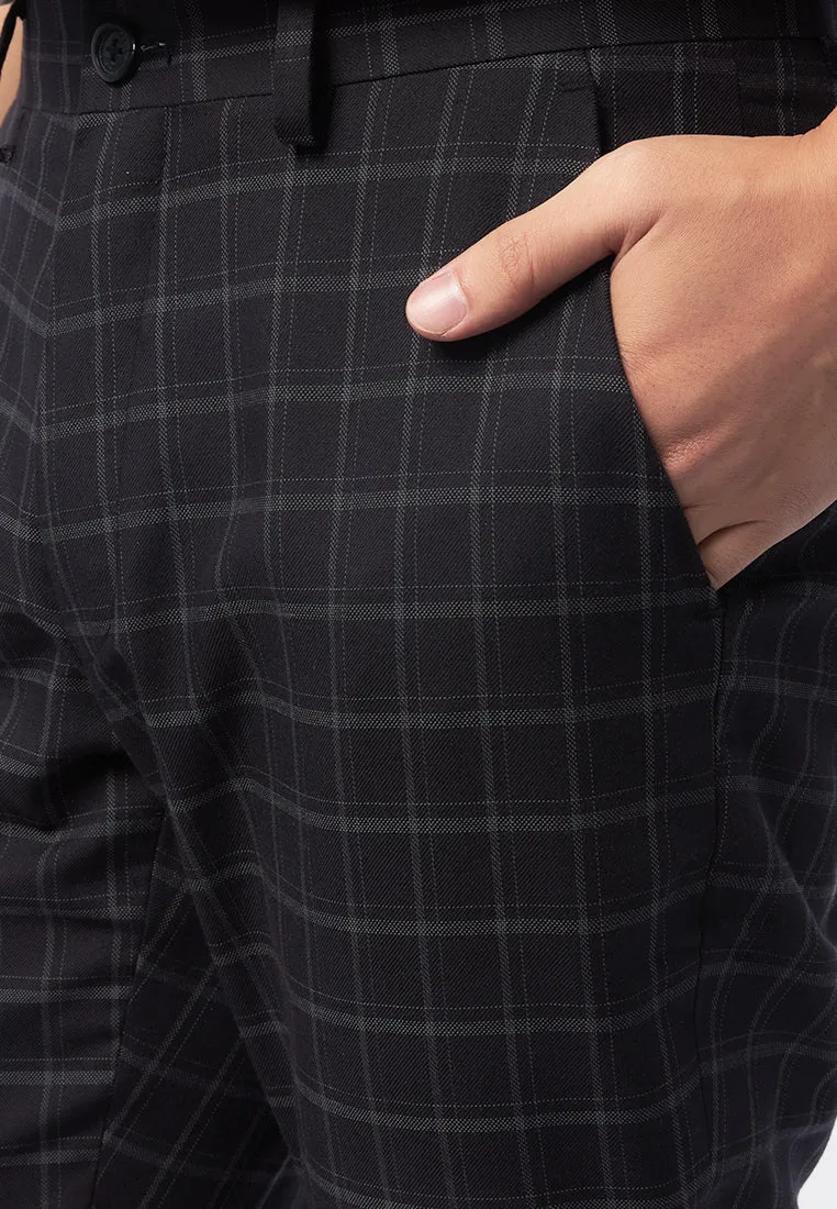 Slim Fit Checks Pants