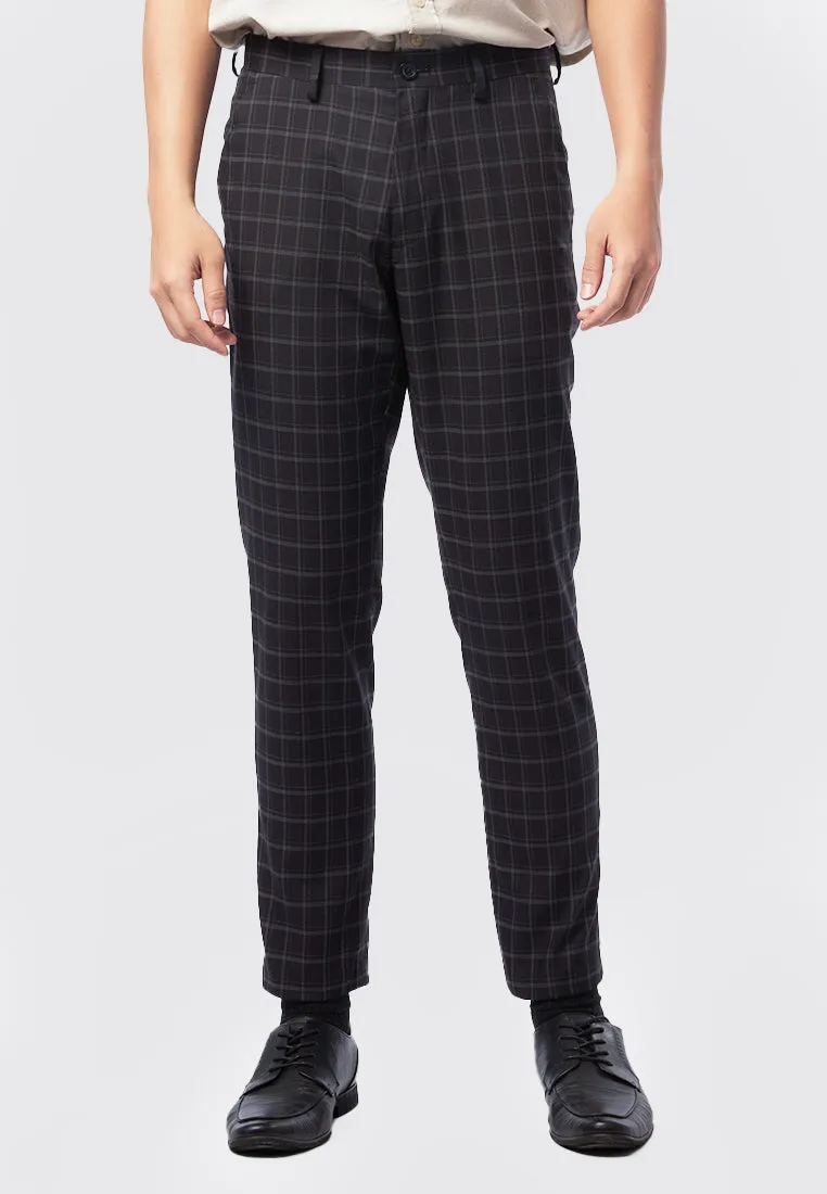 Slim Fit Checks Pants