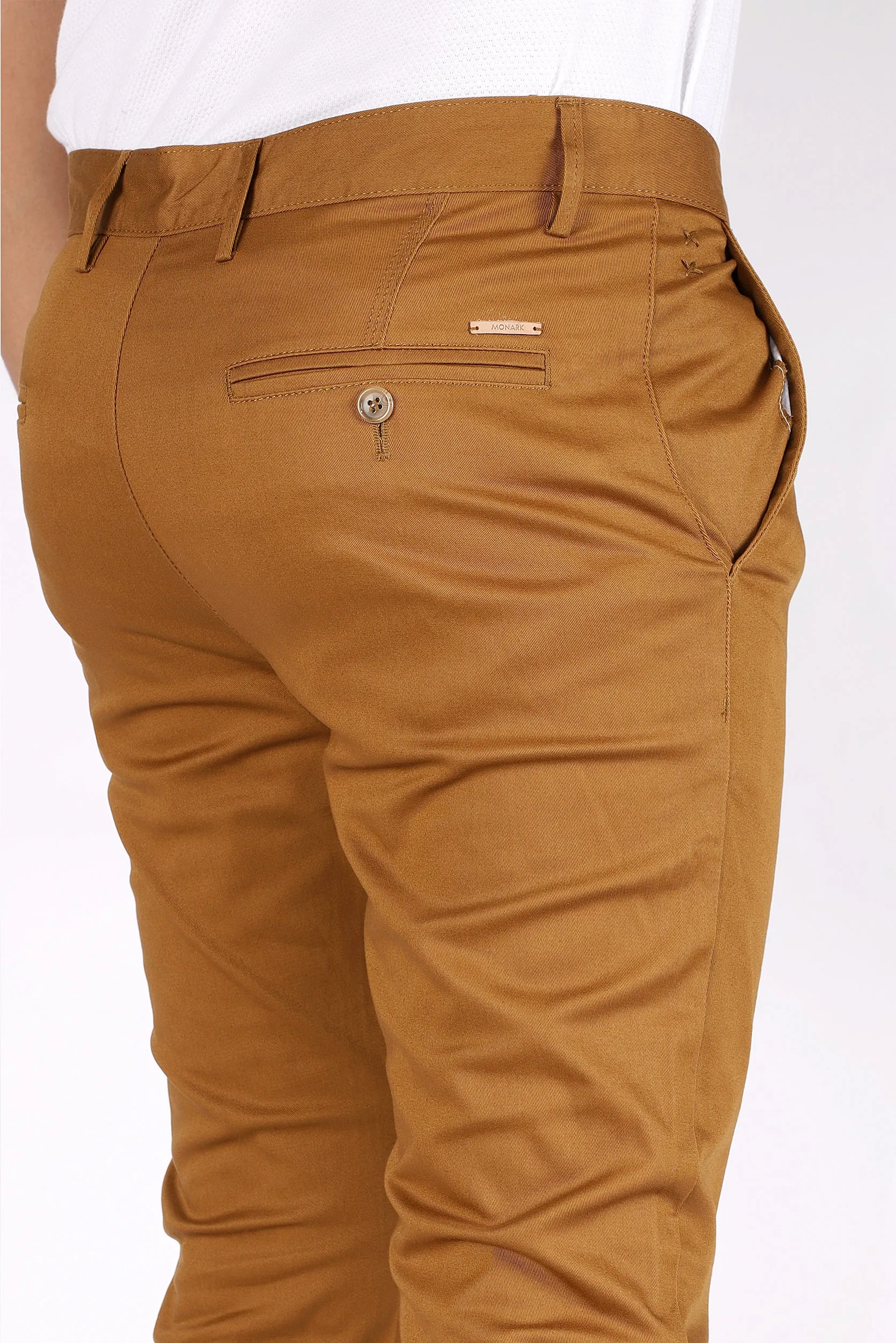 SLIM FIT COTTON PANTS