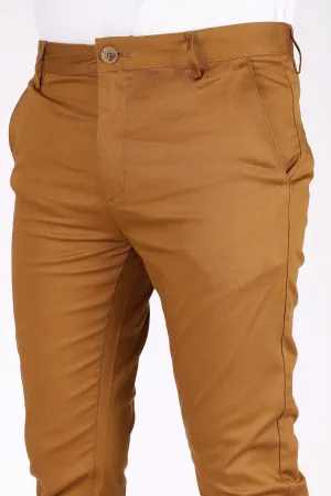 SLIM FIT COTTON PANTS