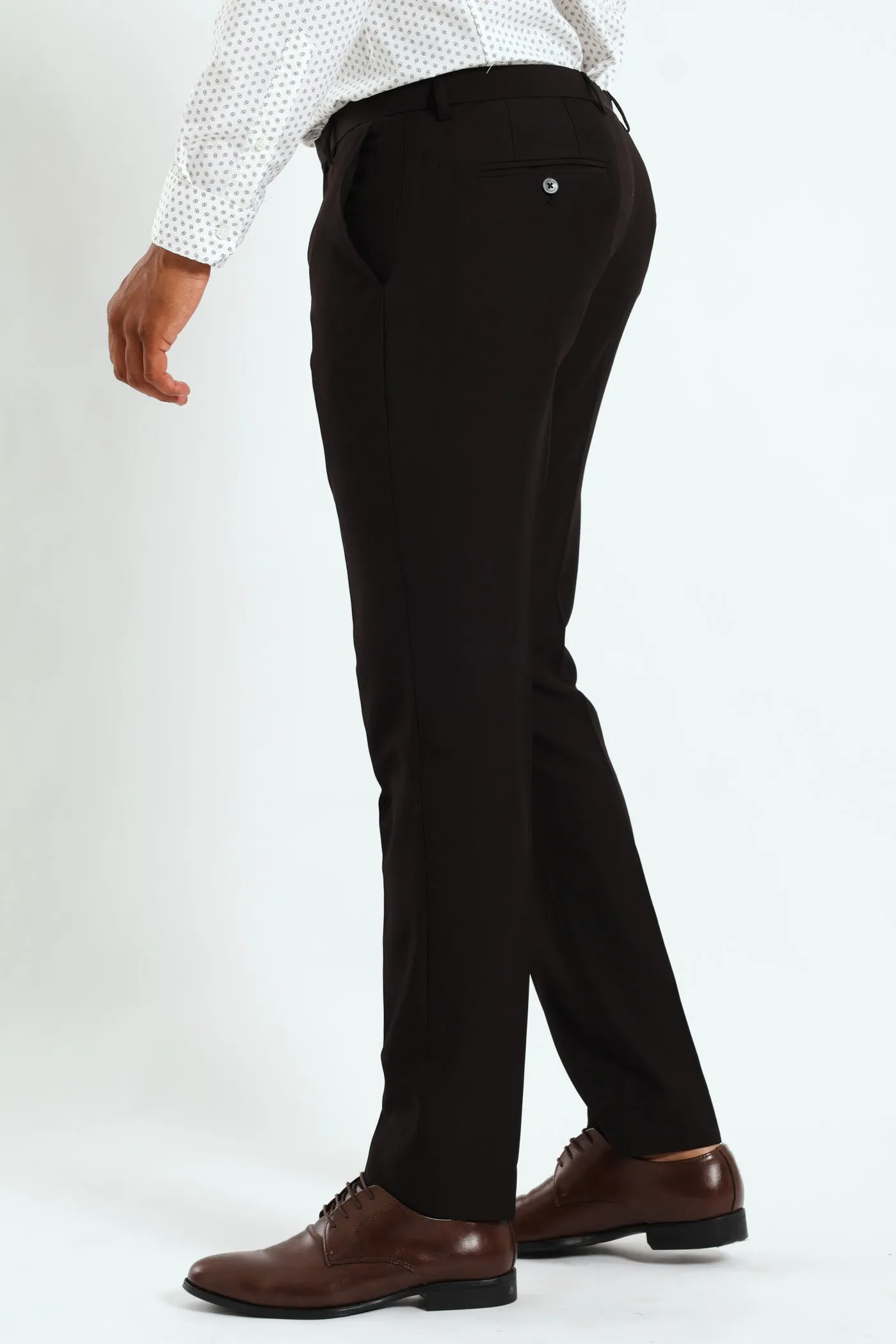 Slim Fit Essential Suit Trouser - Black