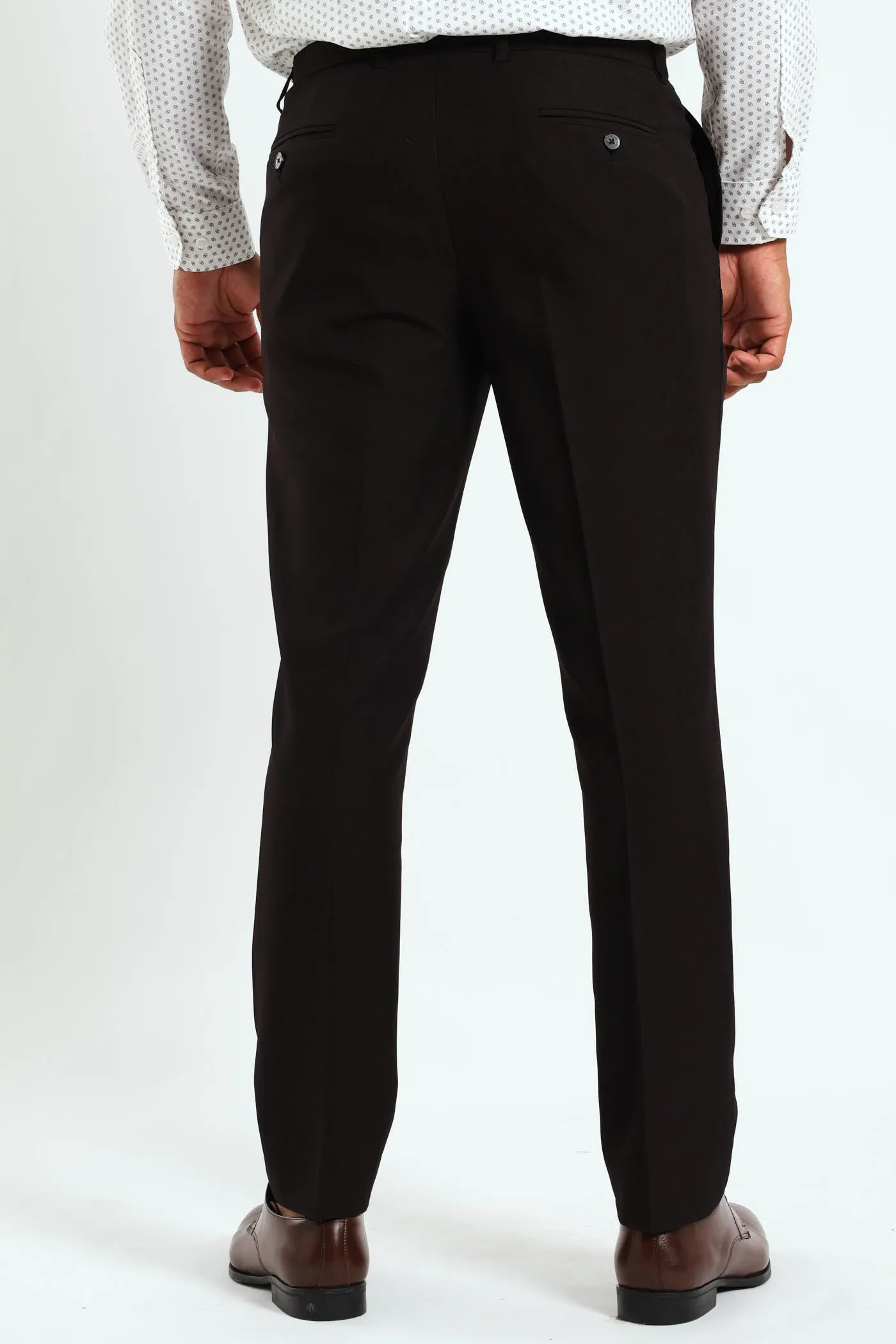 Slim Fit Essential Suit Trouser - Black