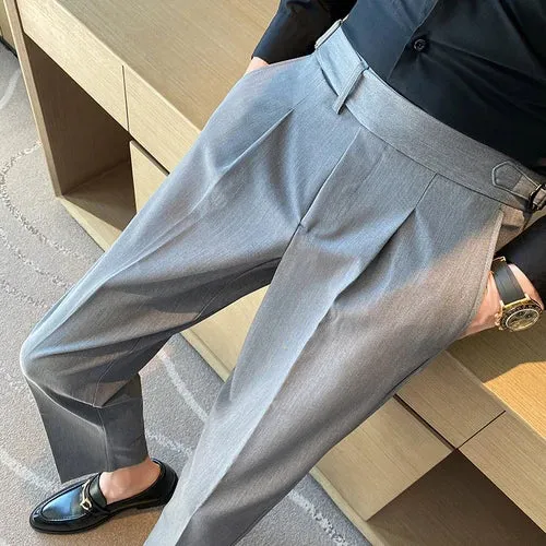 Slim-Fit Herrenhose im britischen Stil 2024