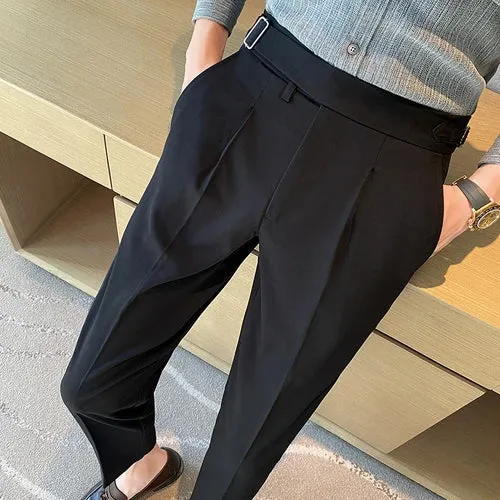 Slim-Fit Herrenhose im britischen Stil 2024