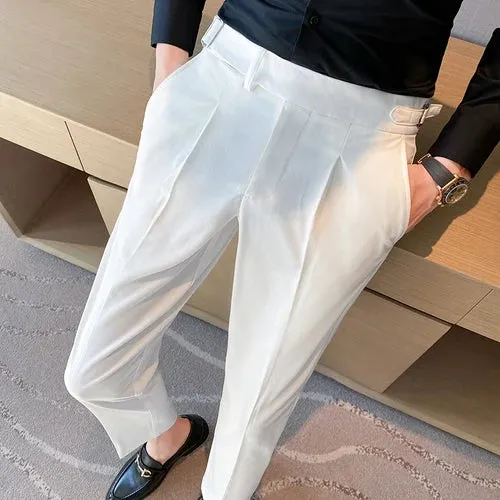 Slim-Fit Herrenhose im britischen Stil 2024