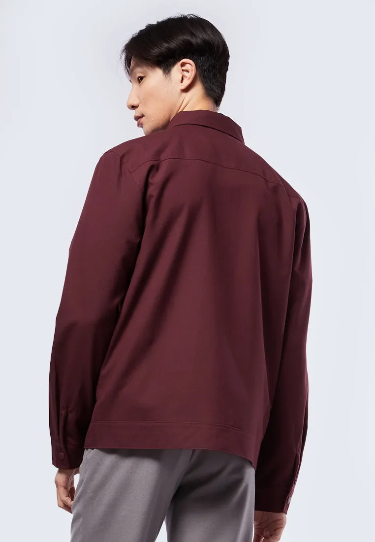 Slim Fit Jacket with Collar