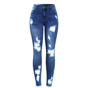 Slim Fit Stretchy "Patchwork"