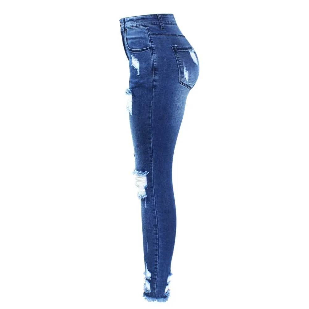Slim Fit Stretchy "Patchwork"