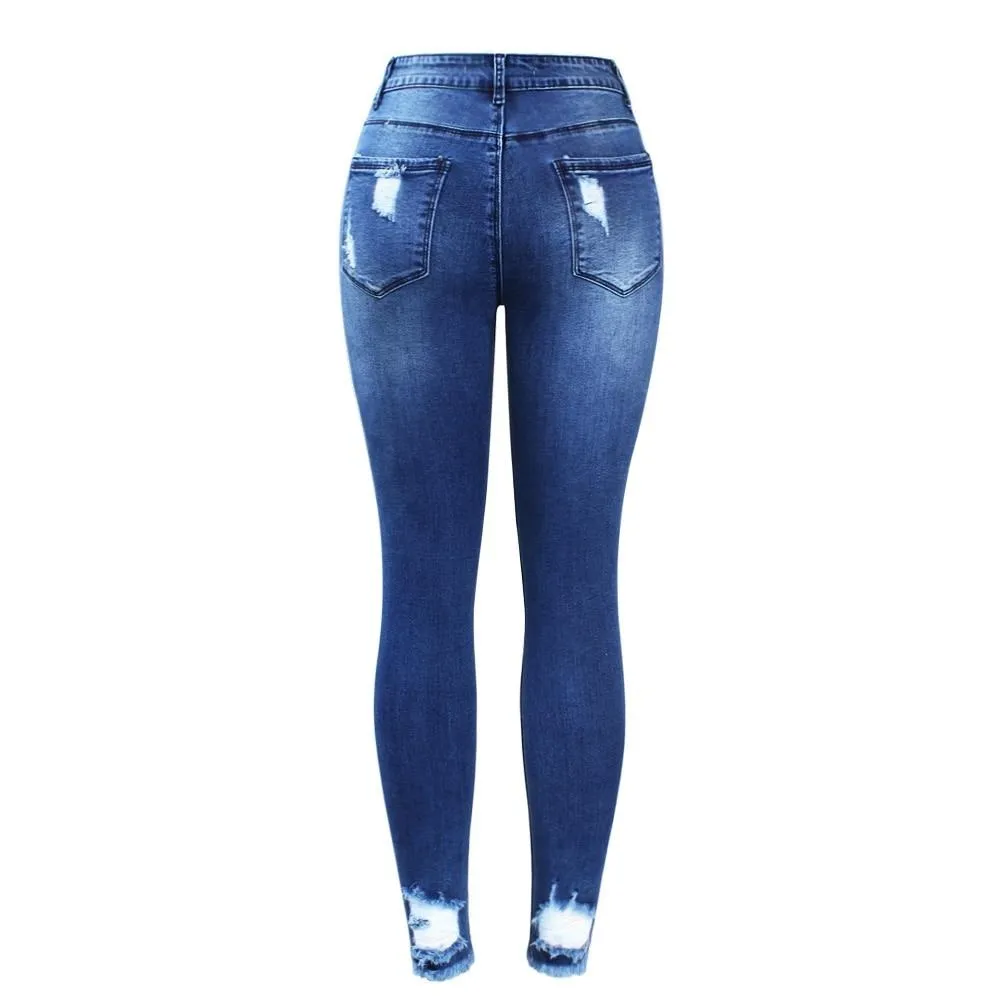 Slim Fit Stretchy "Patchwork"