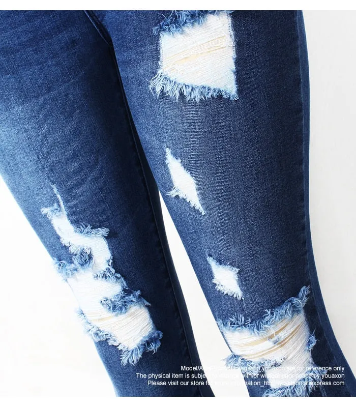 Slim Fit Stretchy "Patchwork"