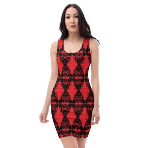 Smart Leopard All Over Print Fitted Dress