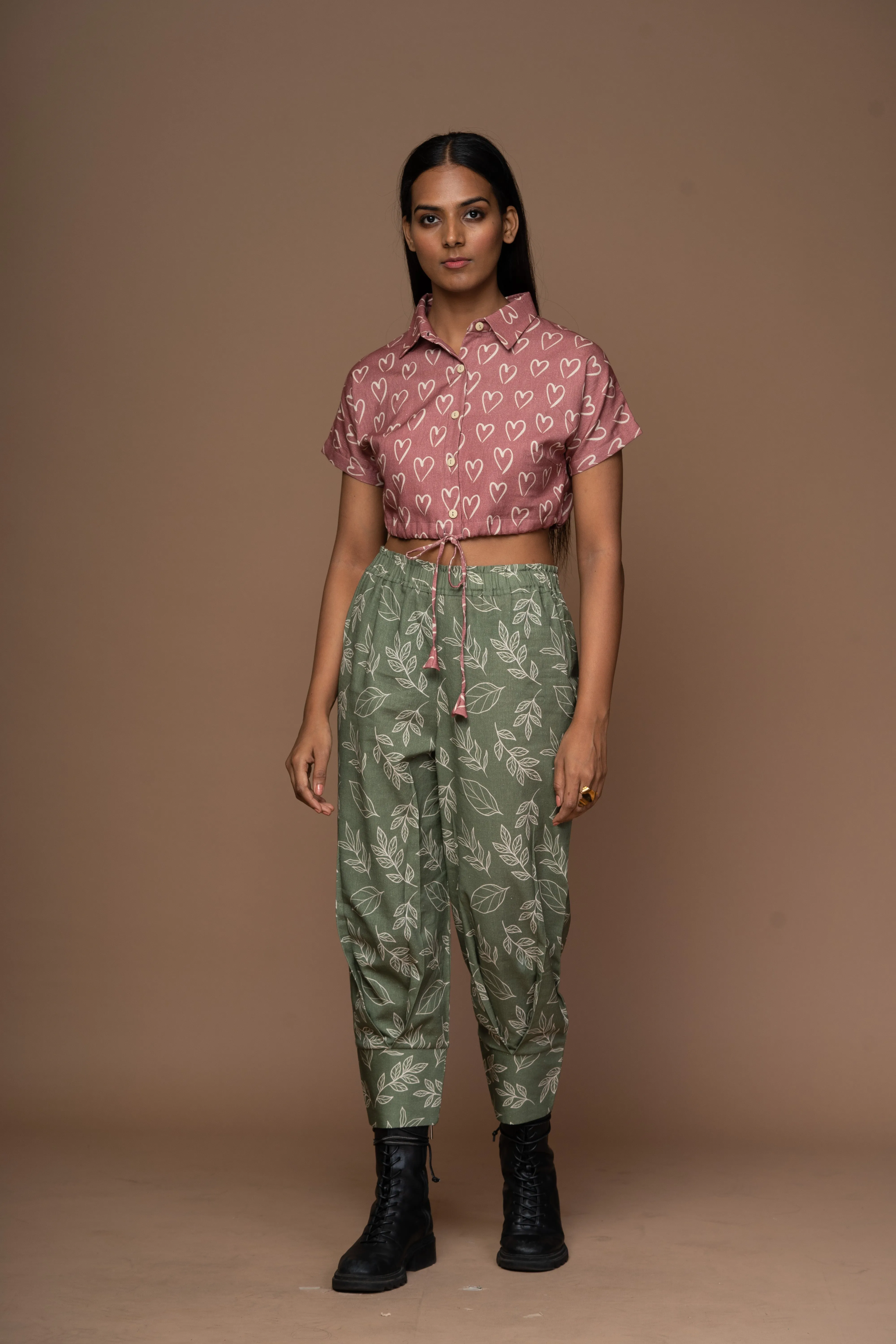 Snug Cuff Pants in Rising Up Pattern