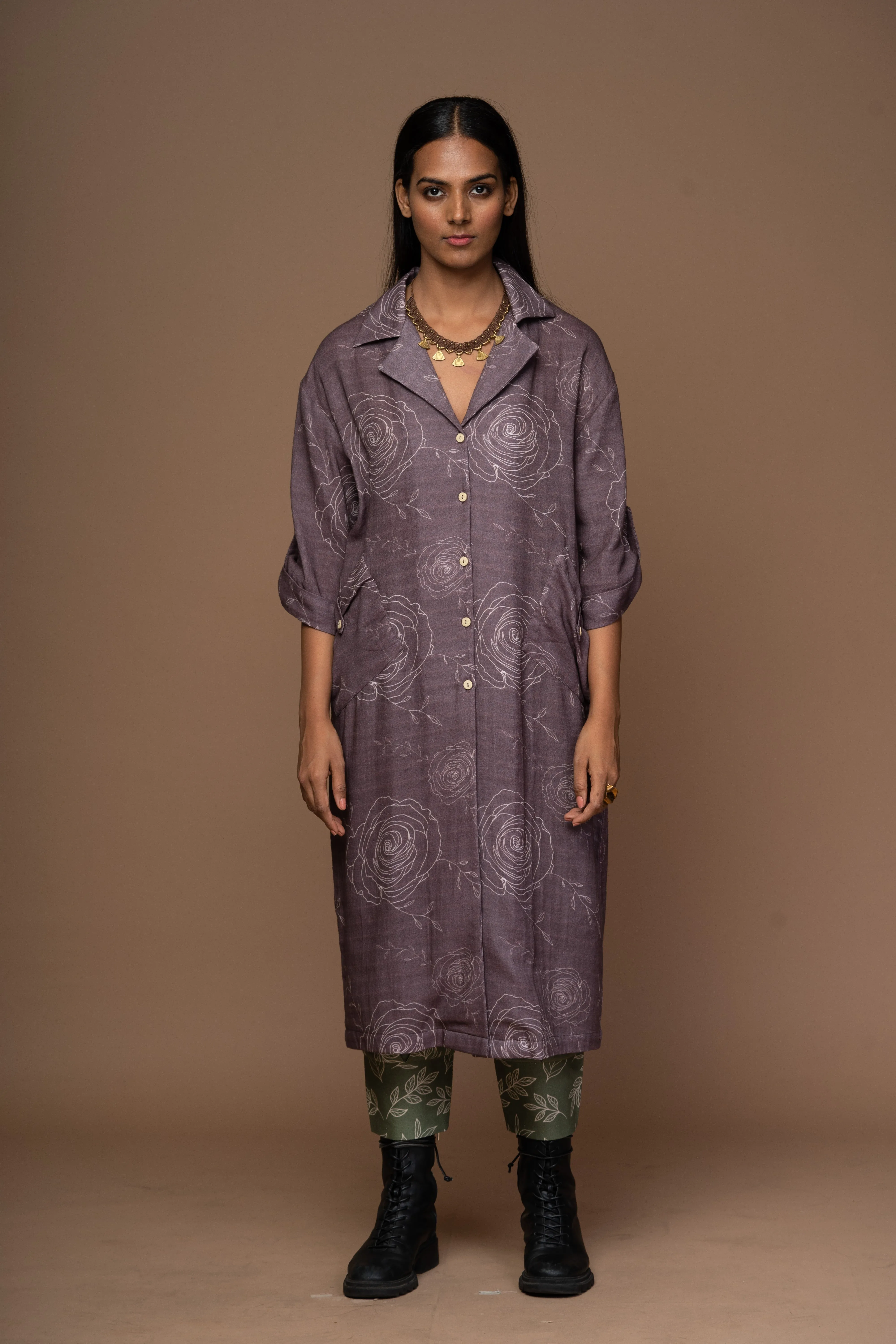 Snug Cuff Pants in Rising Up Pattern