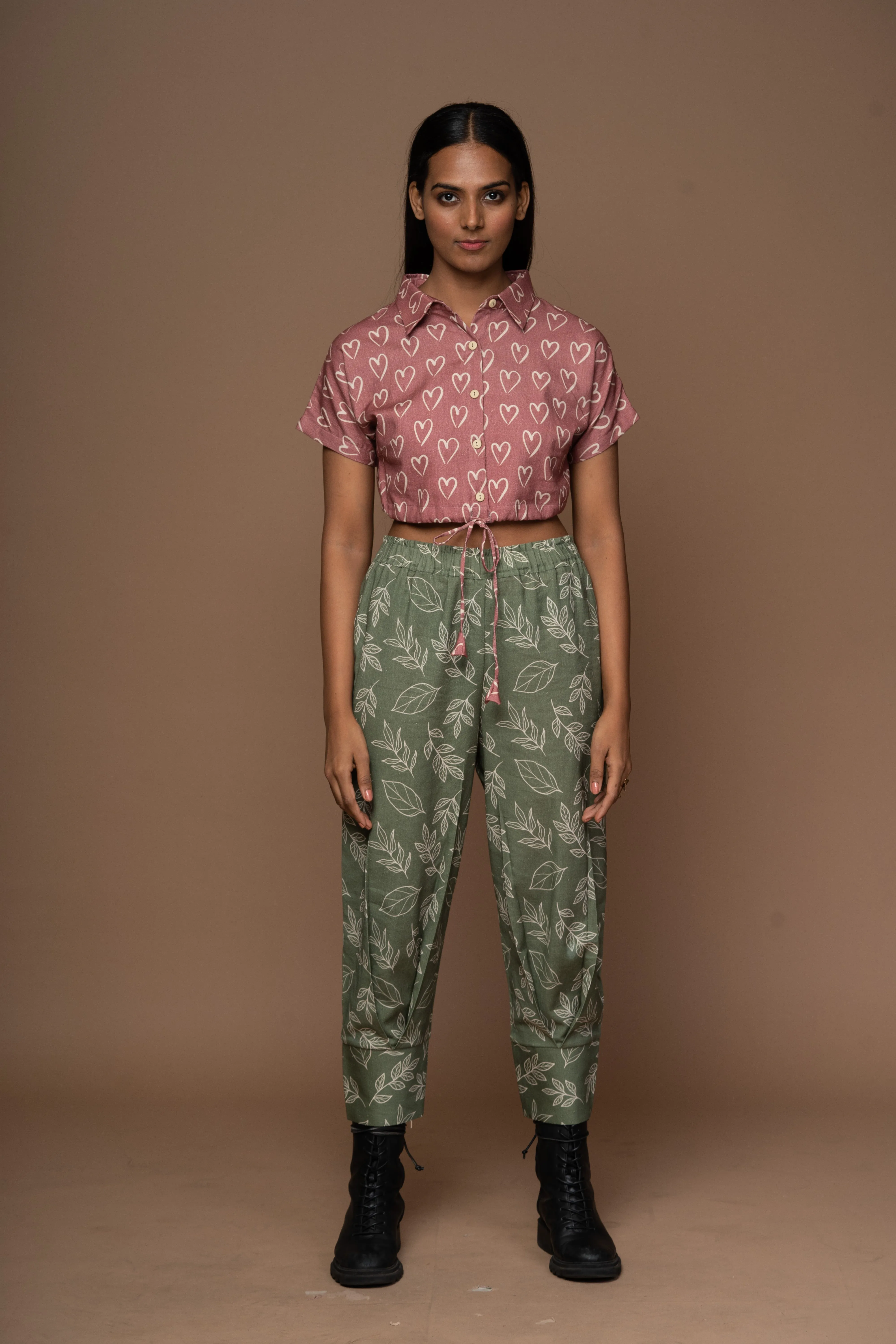 Snug Cuff Pants in Rising Up Pattern