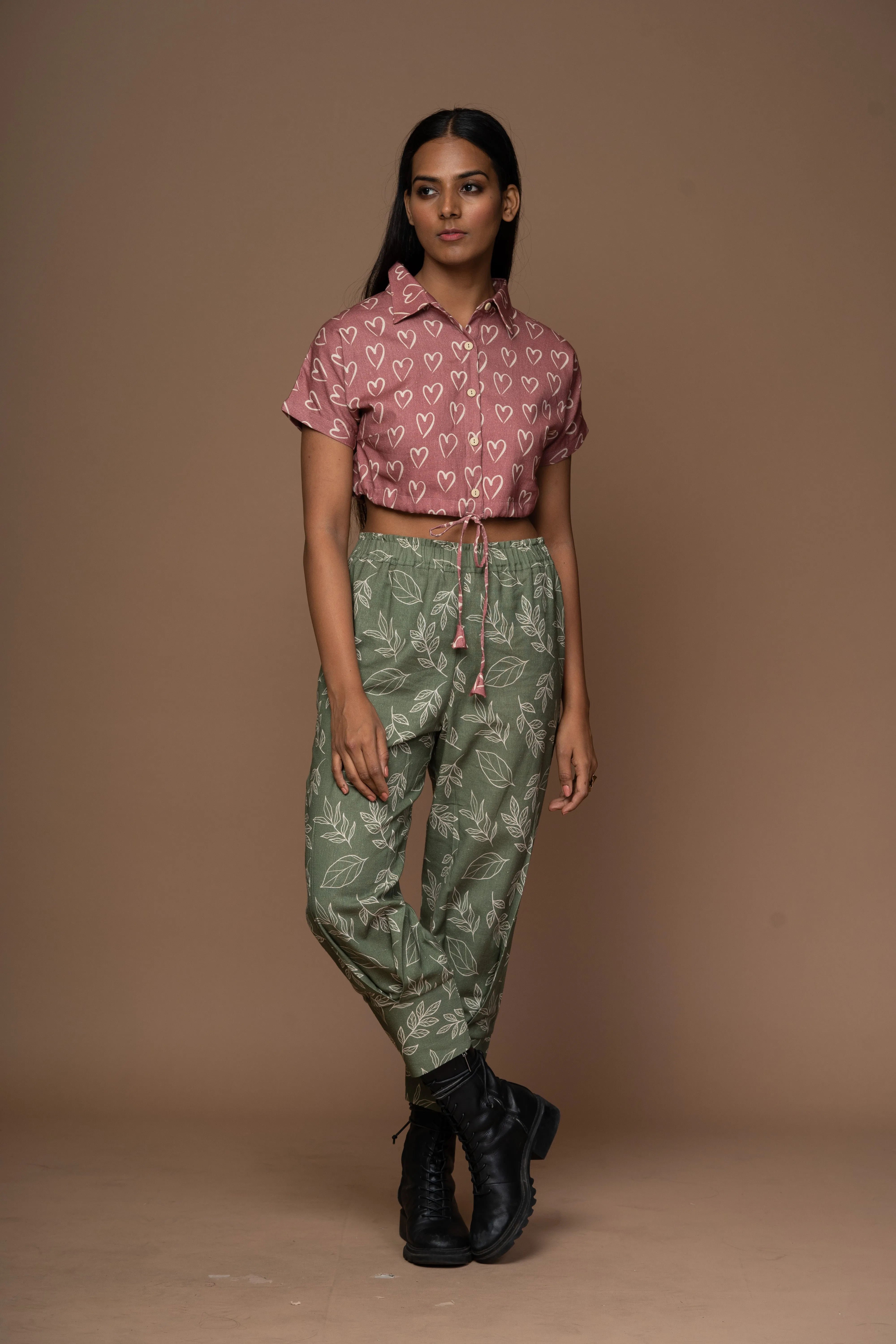 Snug Cuff Pants in Rising Up Pattern